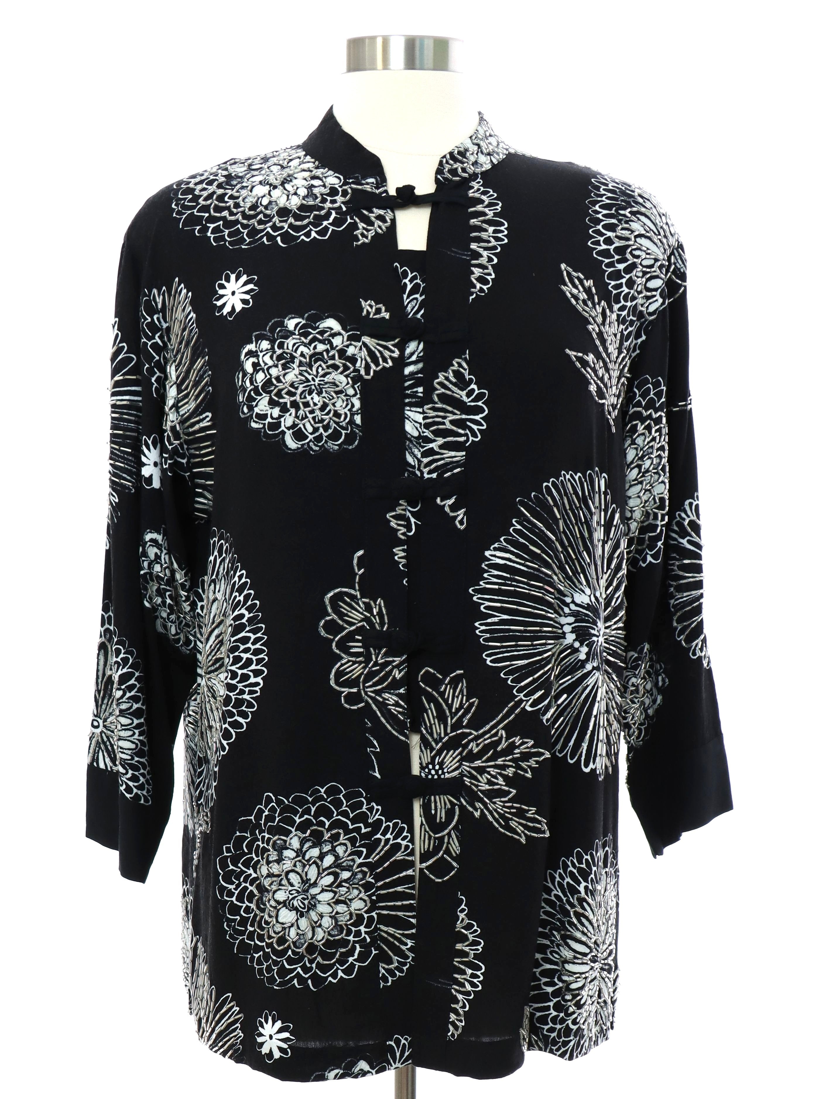 Womens Totally 80s Rayon Cocktail Shirt