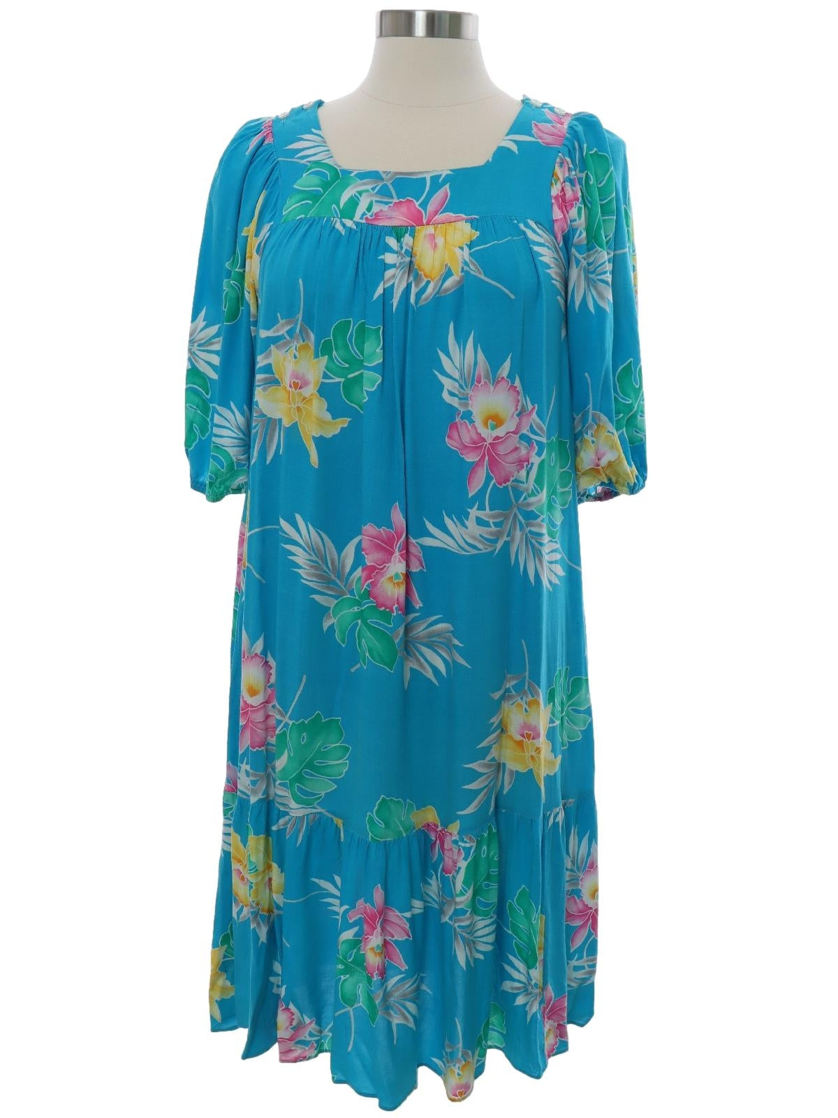 Womens Hawaiian MuuMuu Lounge Dress