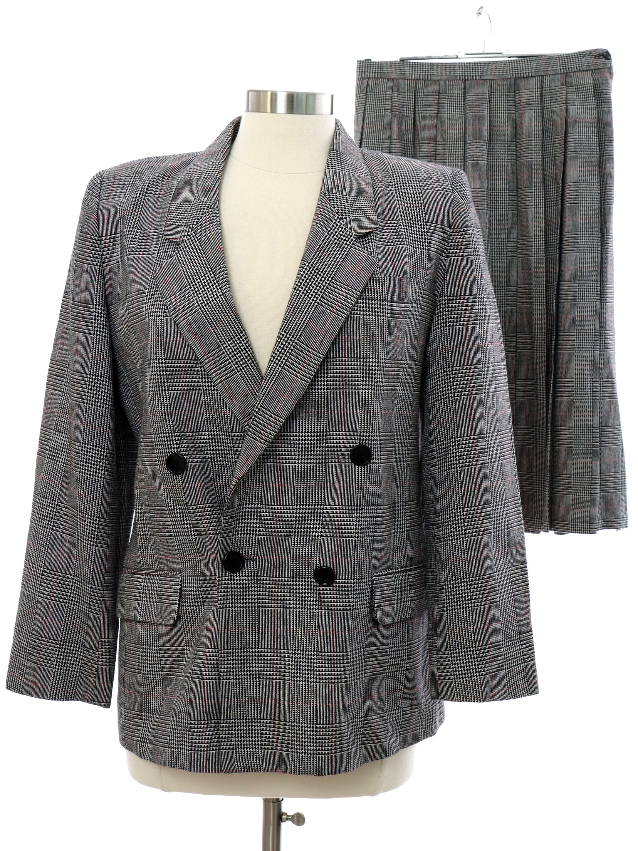 Womens Totally 80s Wool Suit