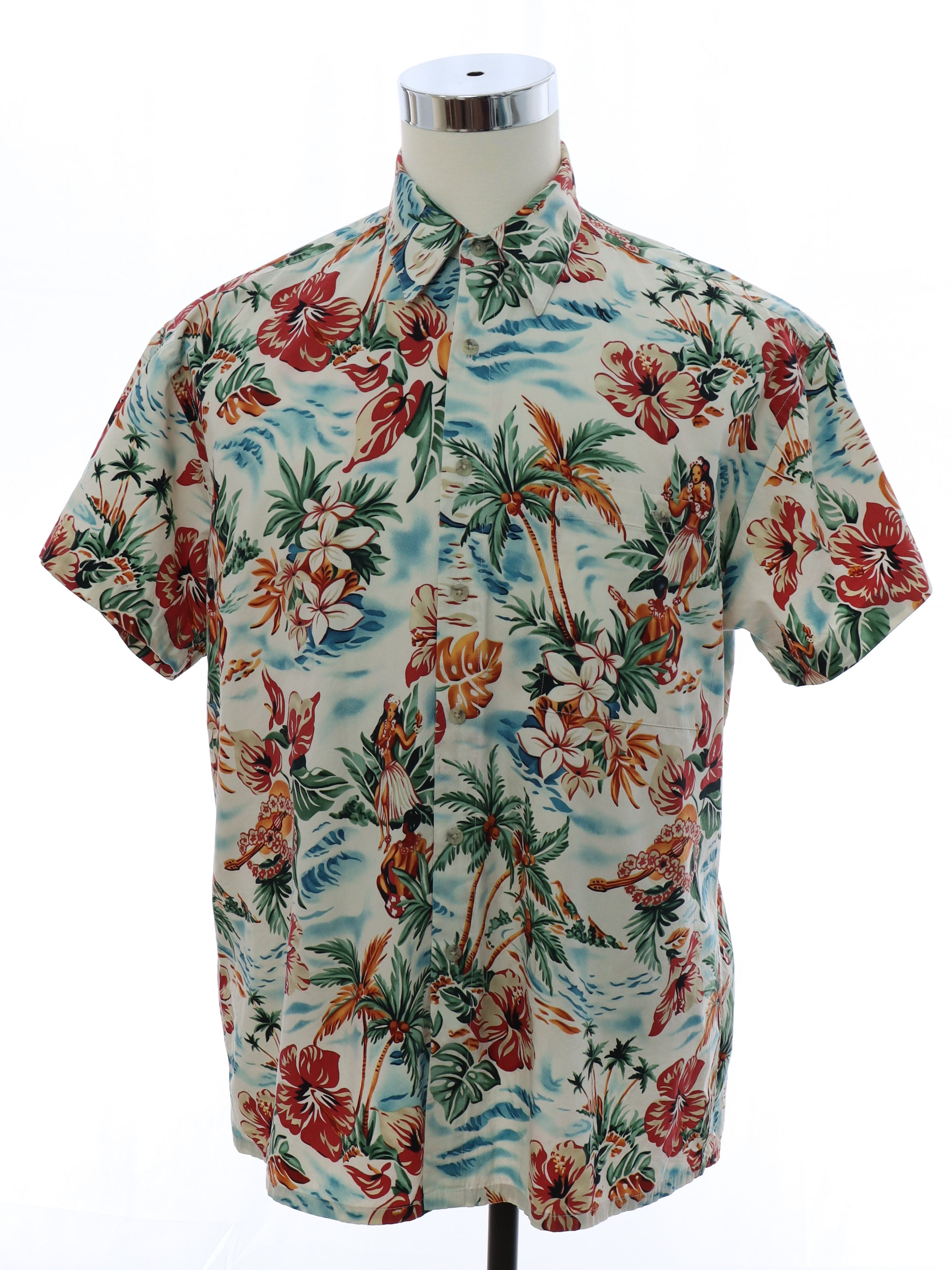 Mens Cotton Hawaiian Shirt