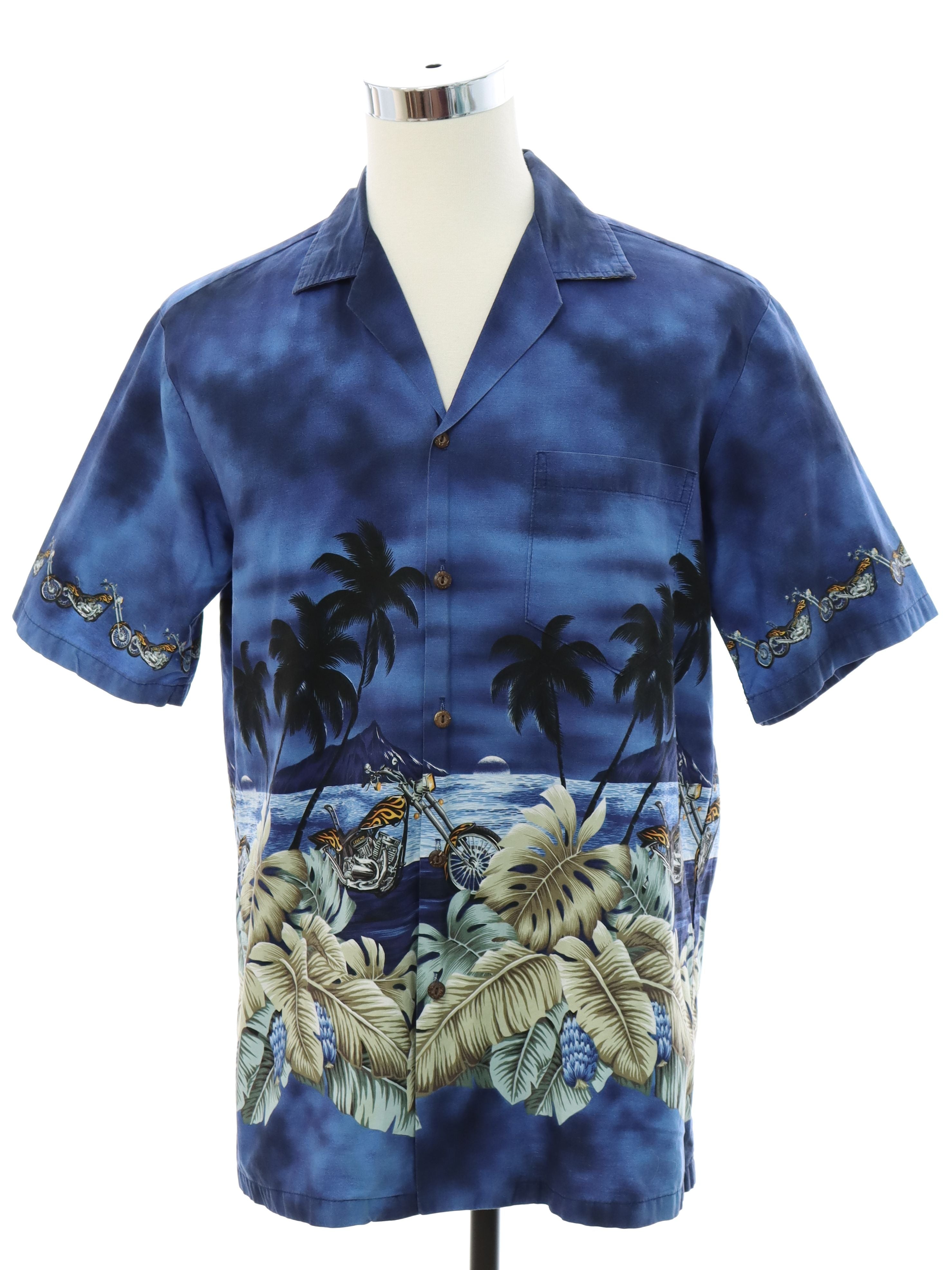 Mens Cotton Hawaiian Shirt