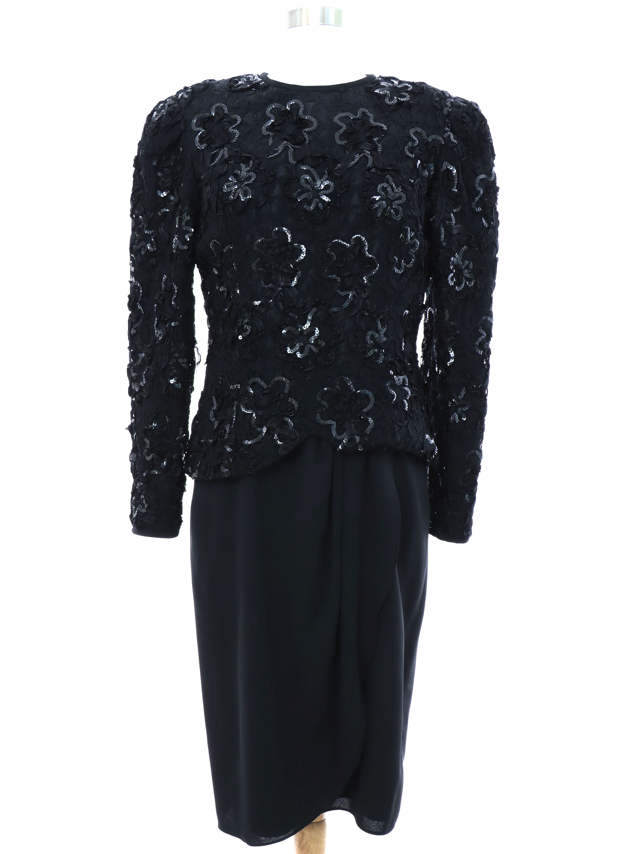 Womens Anne Crimmins for UMI Designer Totally 80s Cocktail Dress