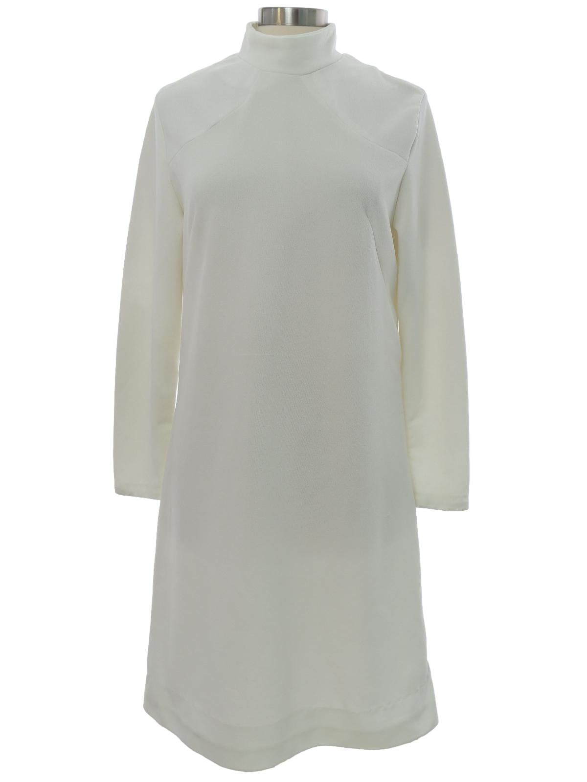 Womens Mod A-Line Knit Dress