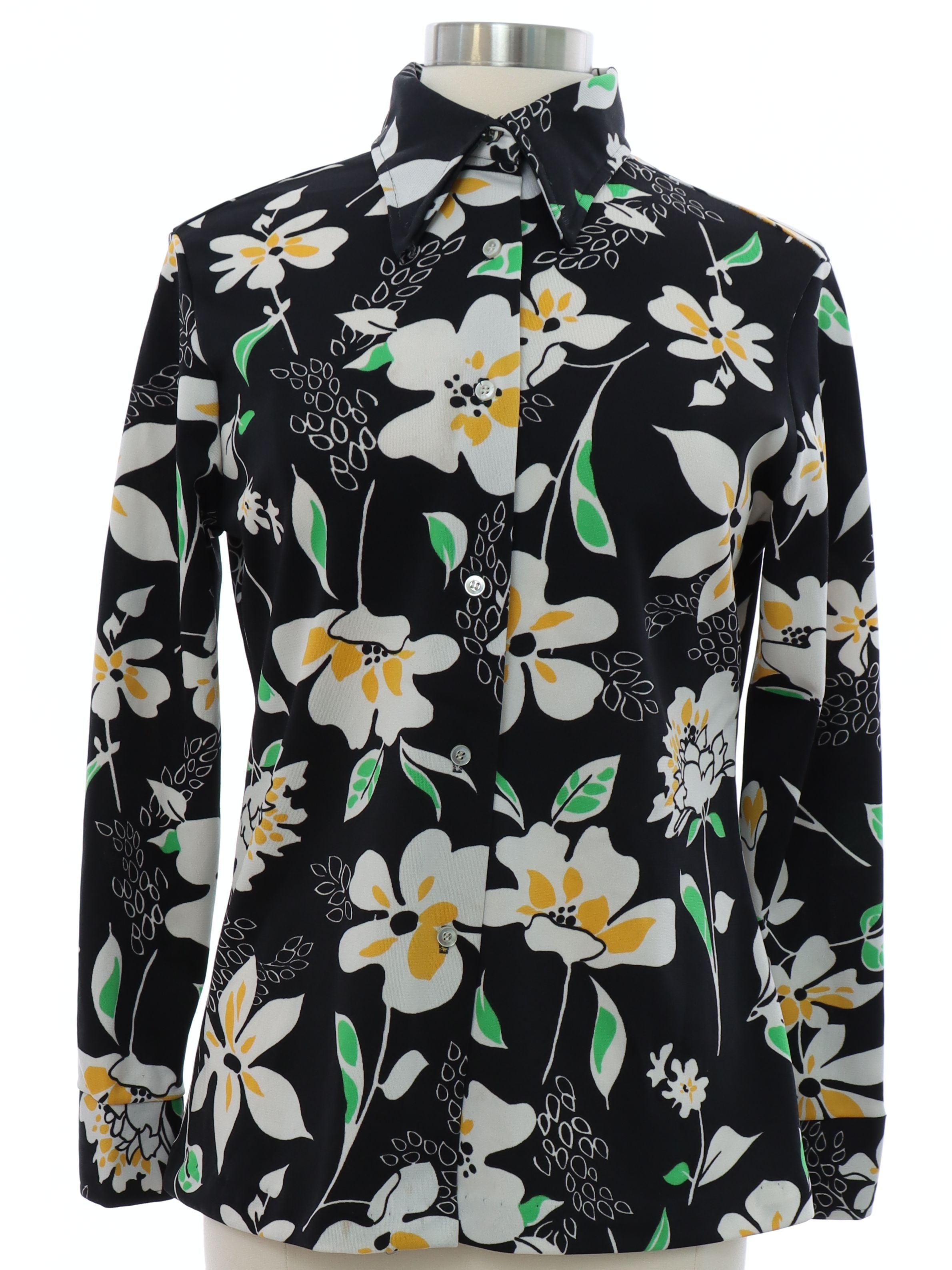 Womens Mod Knit Disco Shirt