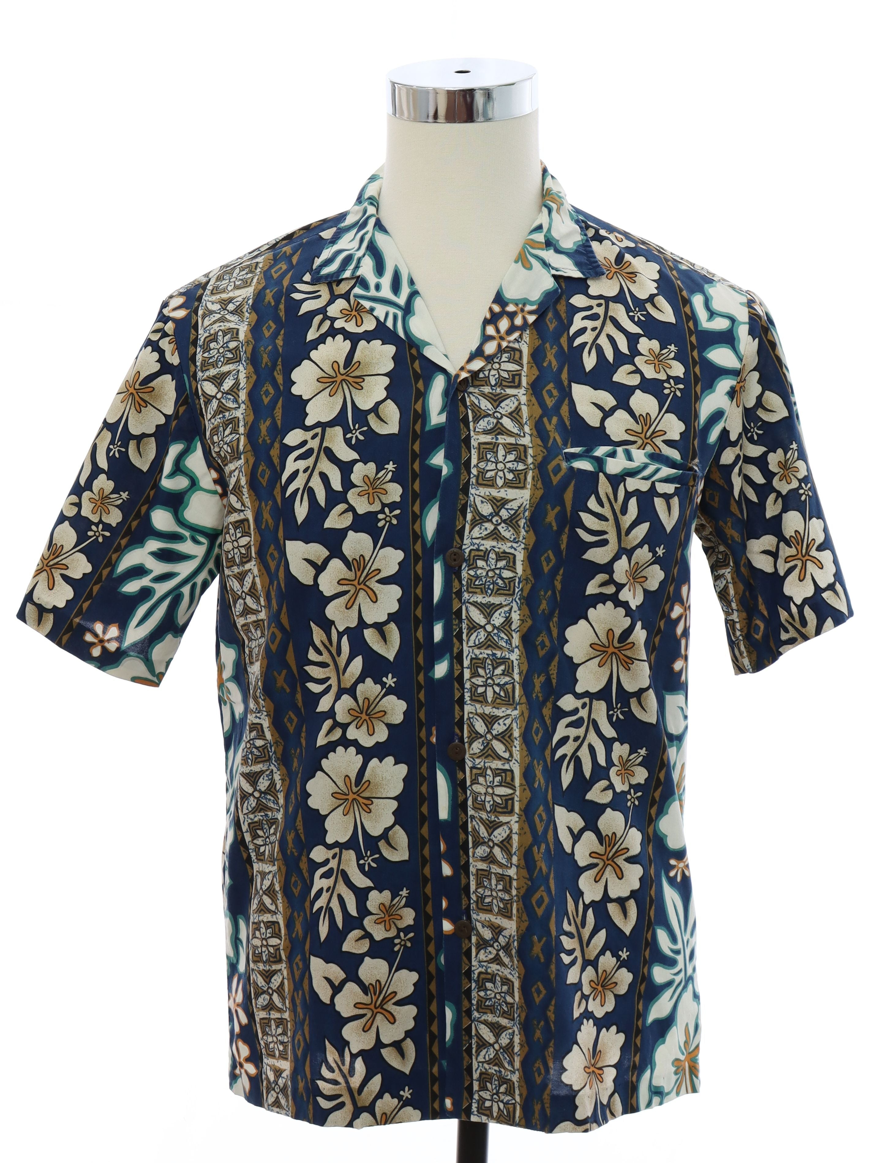 Mens Cotton Hawaiian Shirt