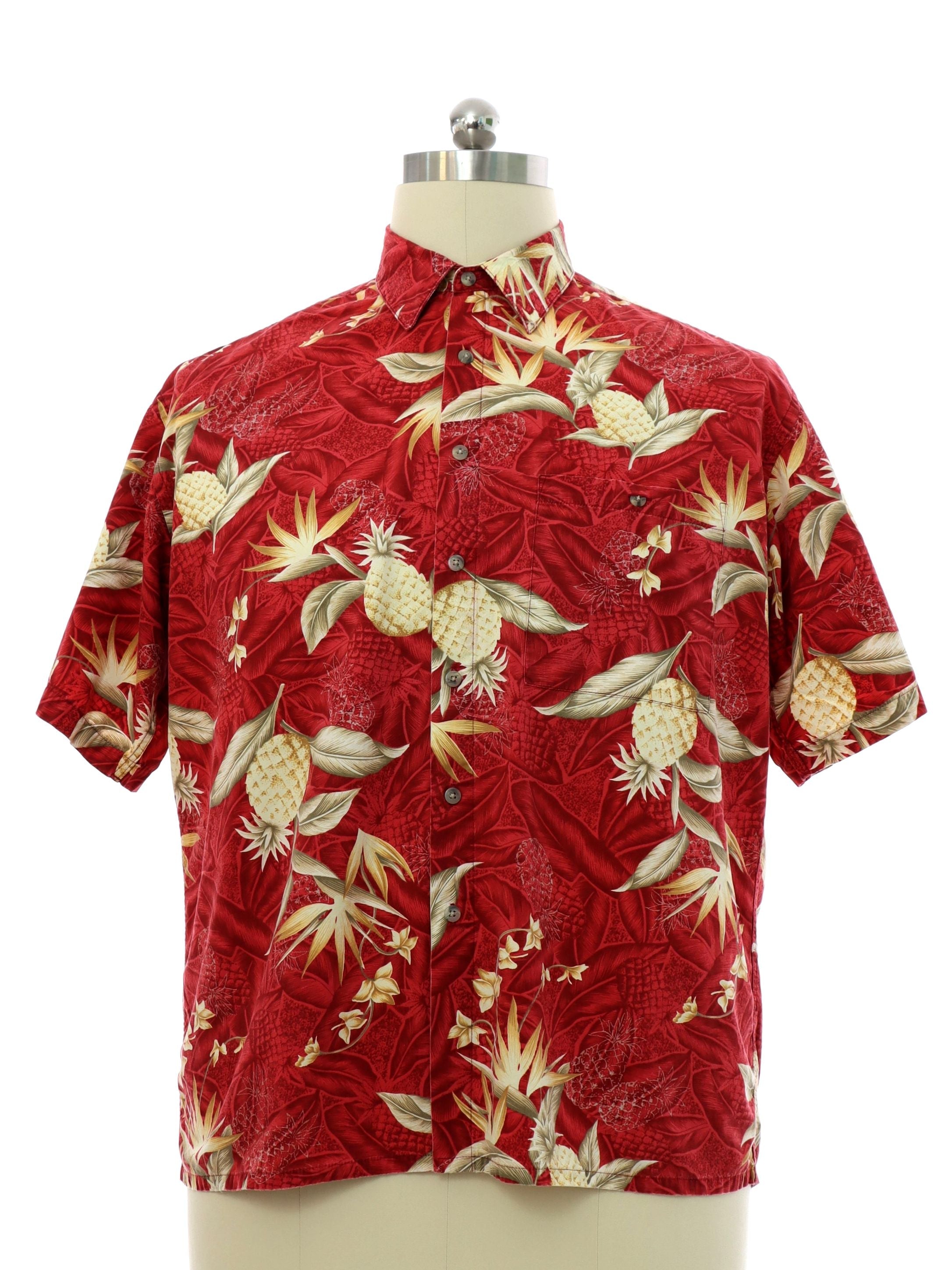 Mens Cotton Hawaiian Shirt