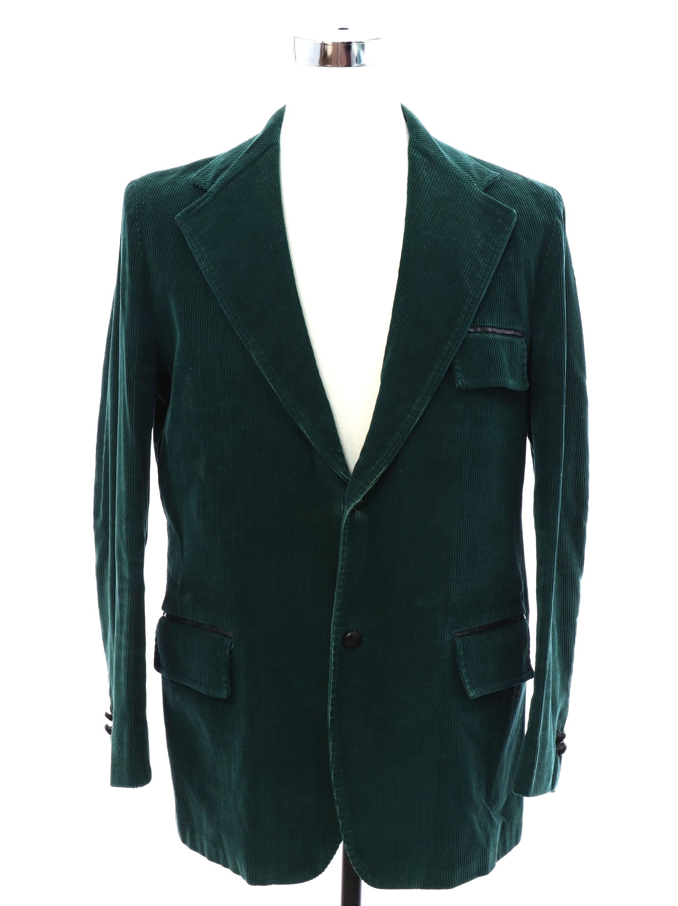Mens Corduroy Blazer Style Sport Coat Jacket