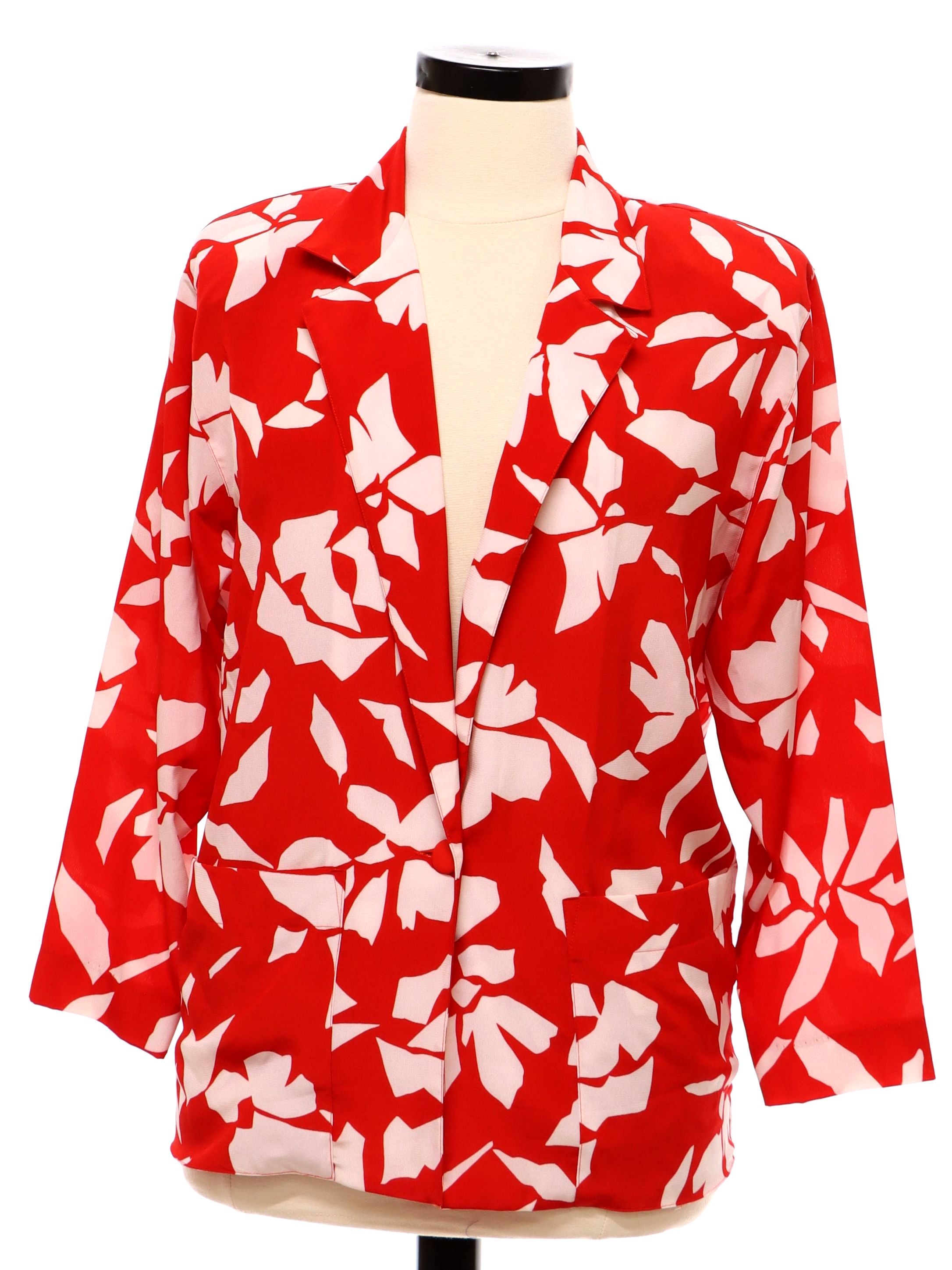 Womens Totally 80s Blazer Jacket