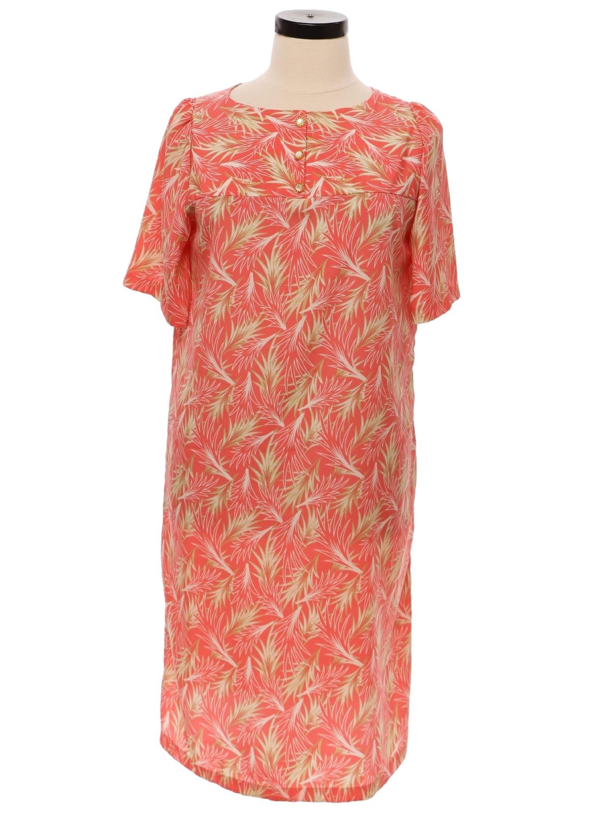 Womens Print Shift Dress