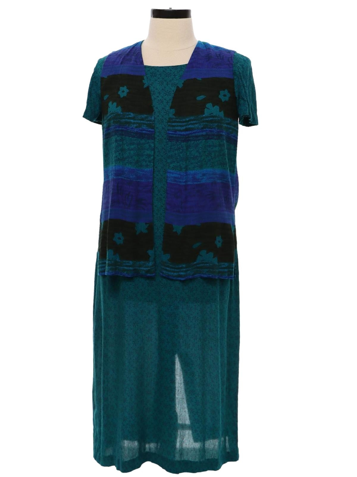 Womens Wicked 90s Two Piece Rayon Dress