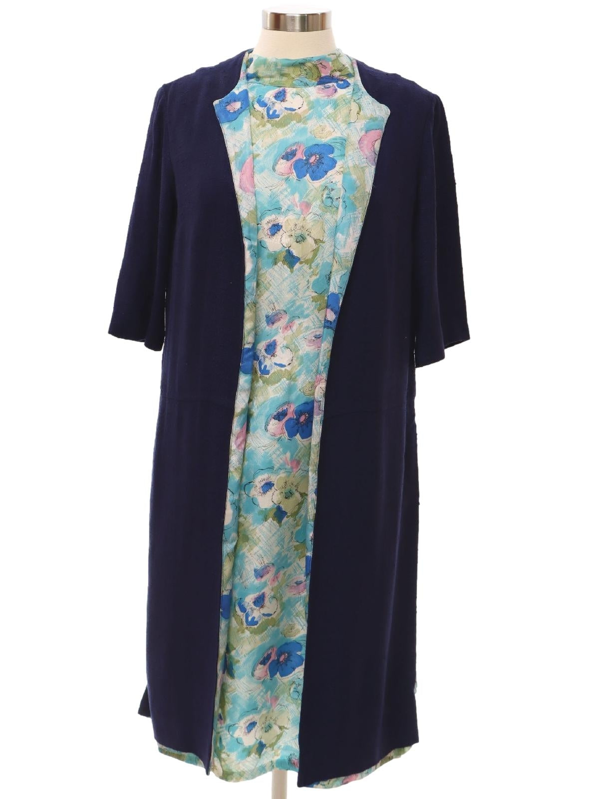 Womens Mod Two Piece Dress