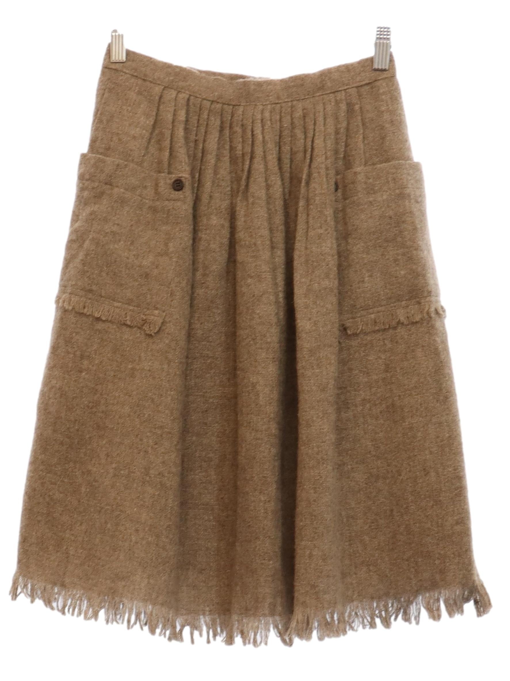 Womens Wool Skirt
