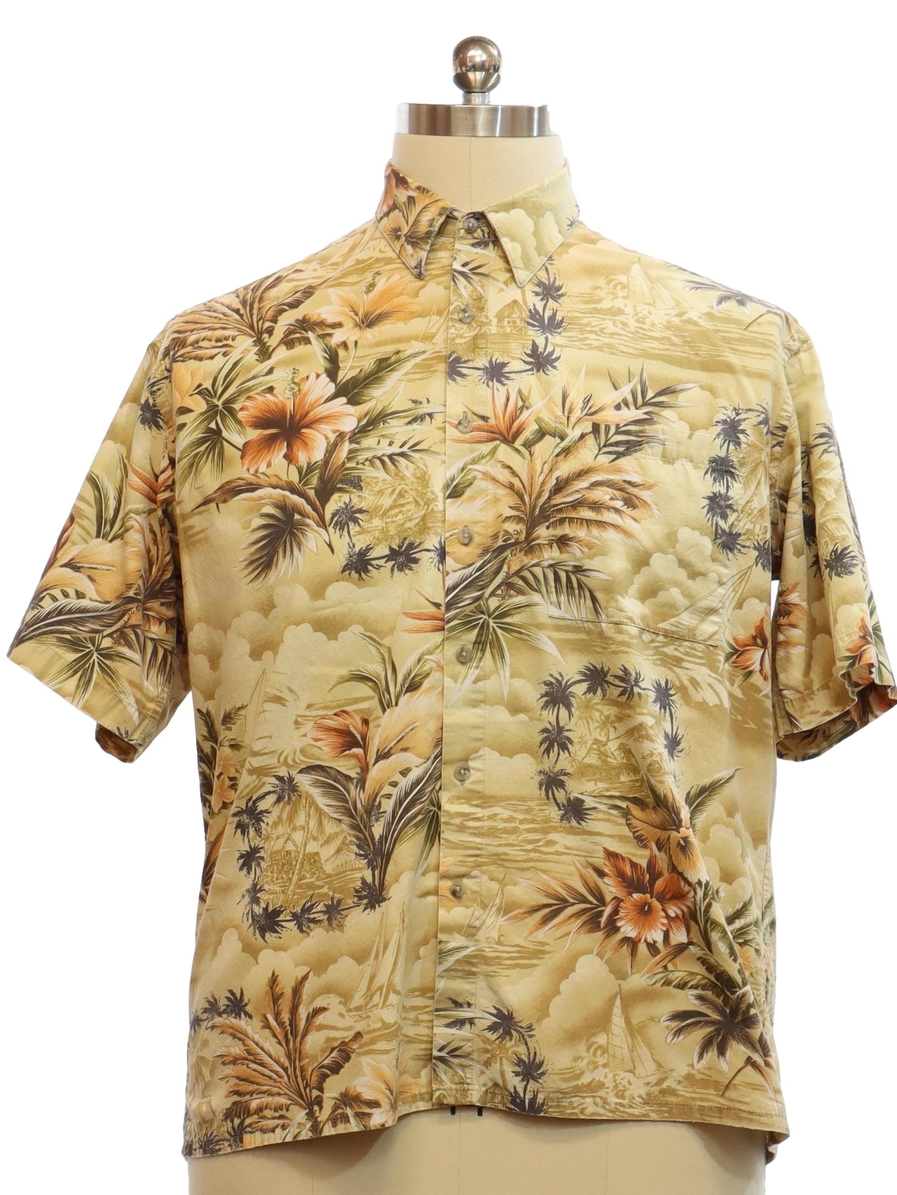 Mens Cotton Hawaiian Shirt