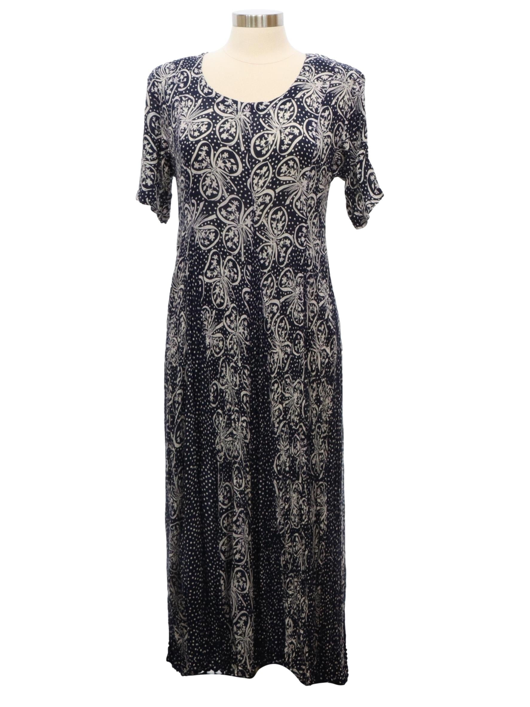 Womens Rayon A-Line Maxi Dress