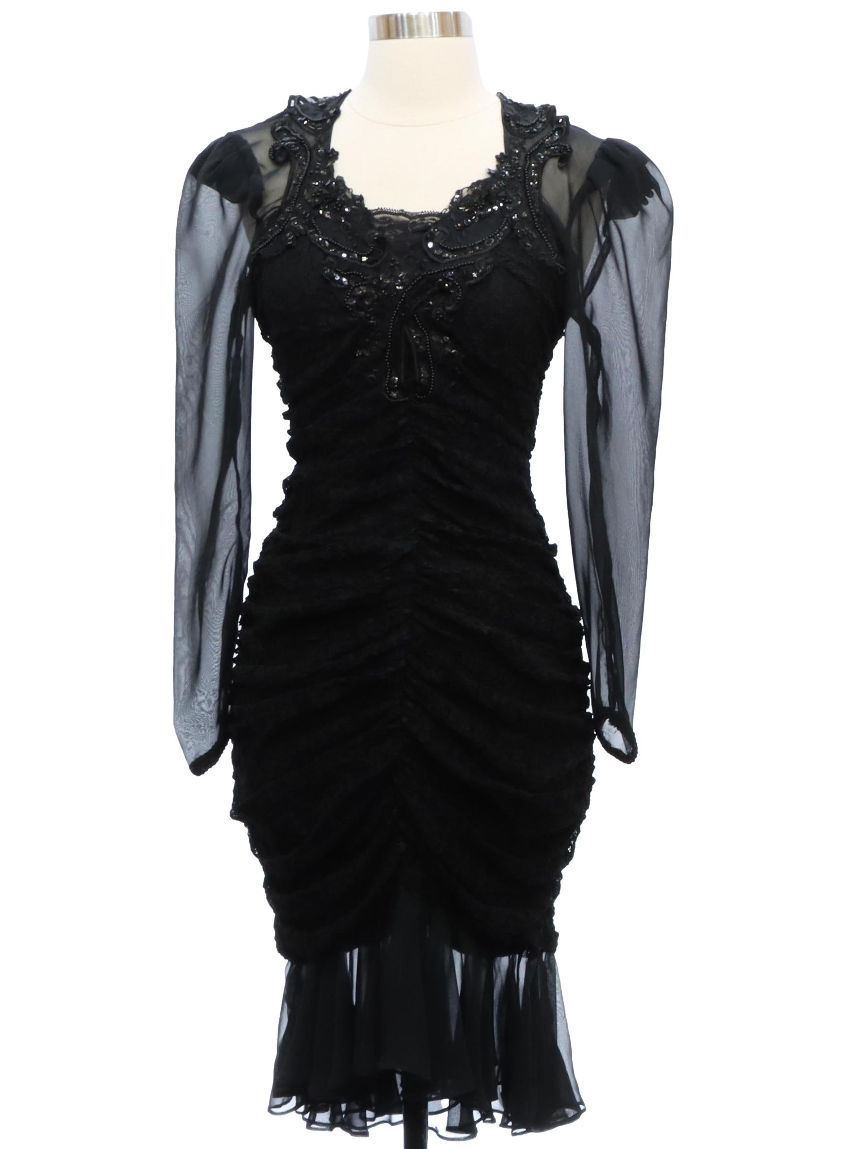Womens y2k Prom or Cocktail Wiggle Dress