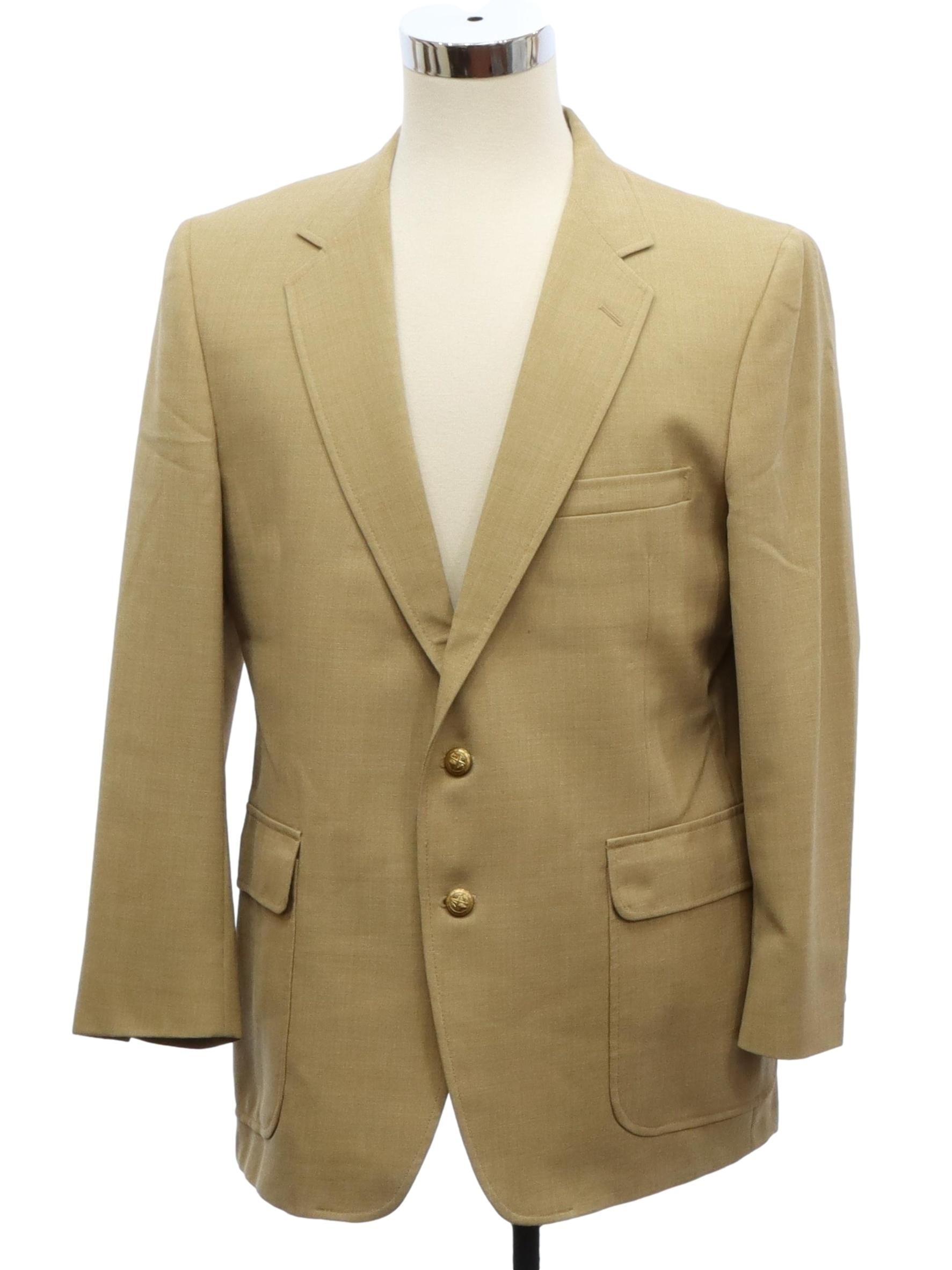 Mens Wool Blend Blazer Style Sport Coat Jacket