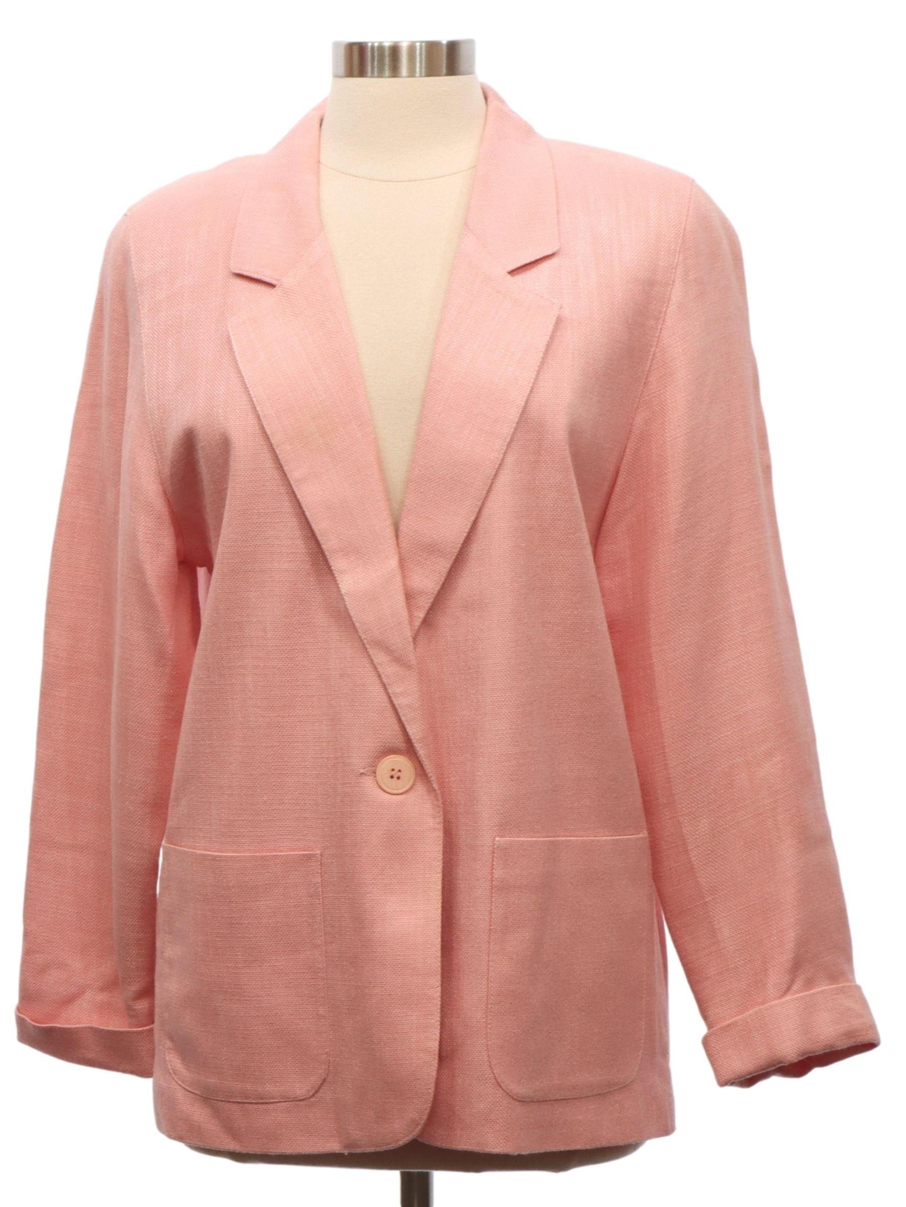 Womens Totally 80s Boyfriend Style Blazer Jacket