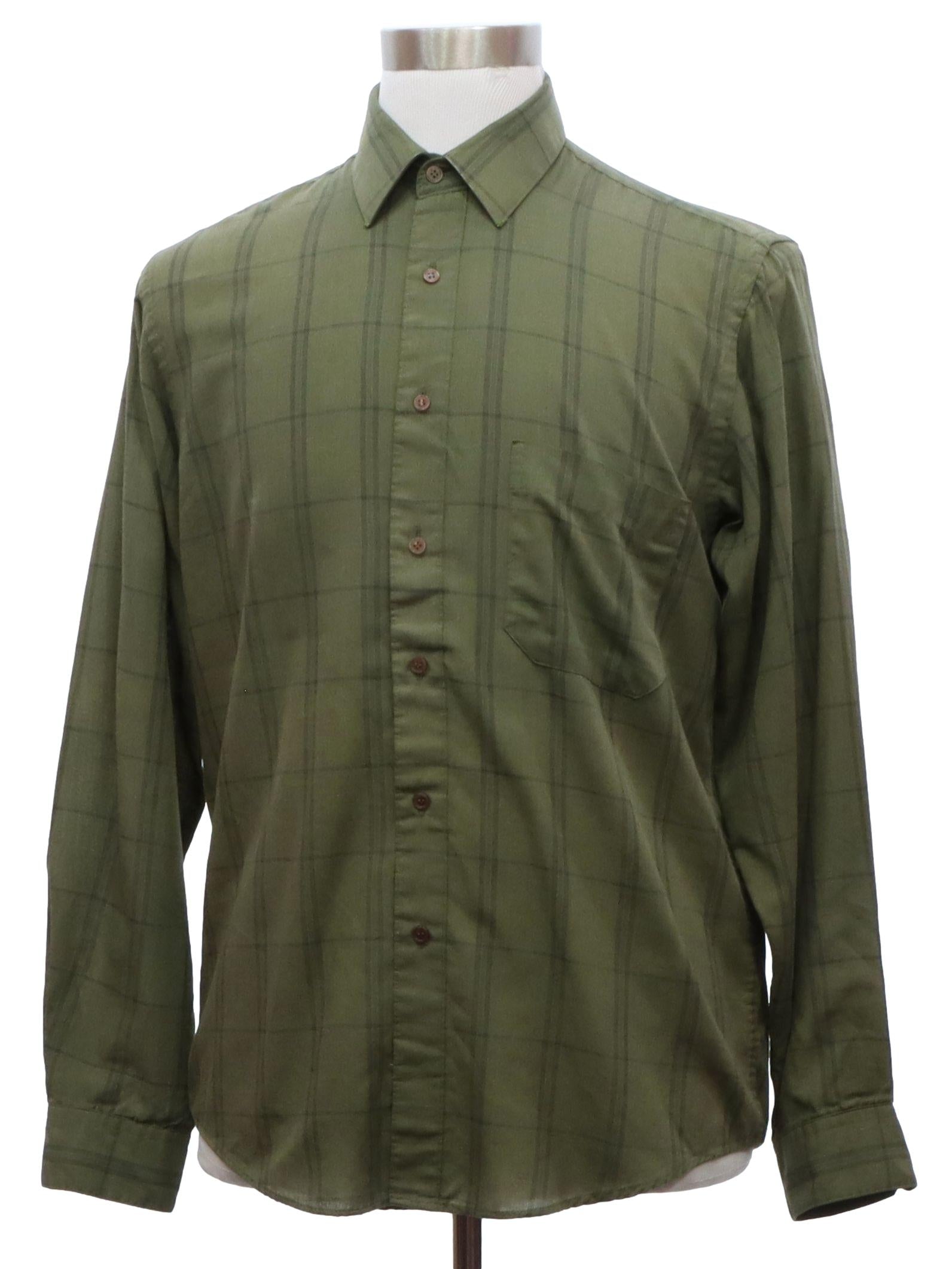 Mens Box Plaid Shirt