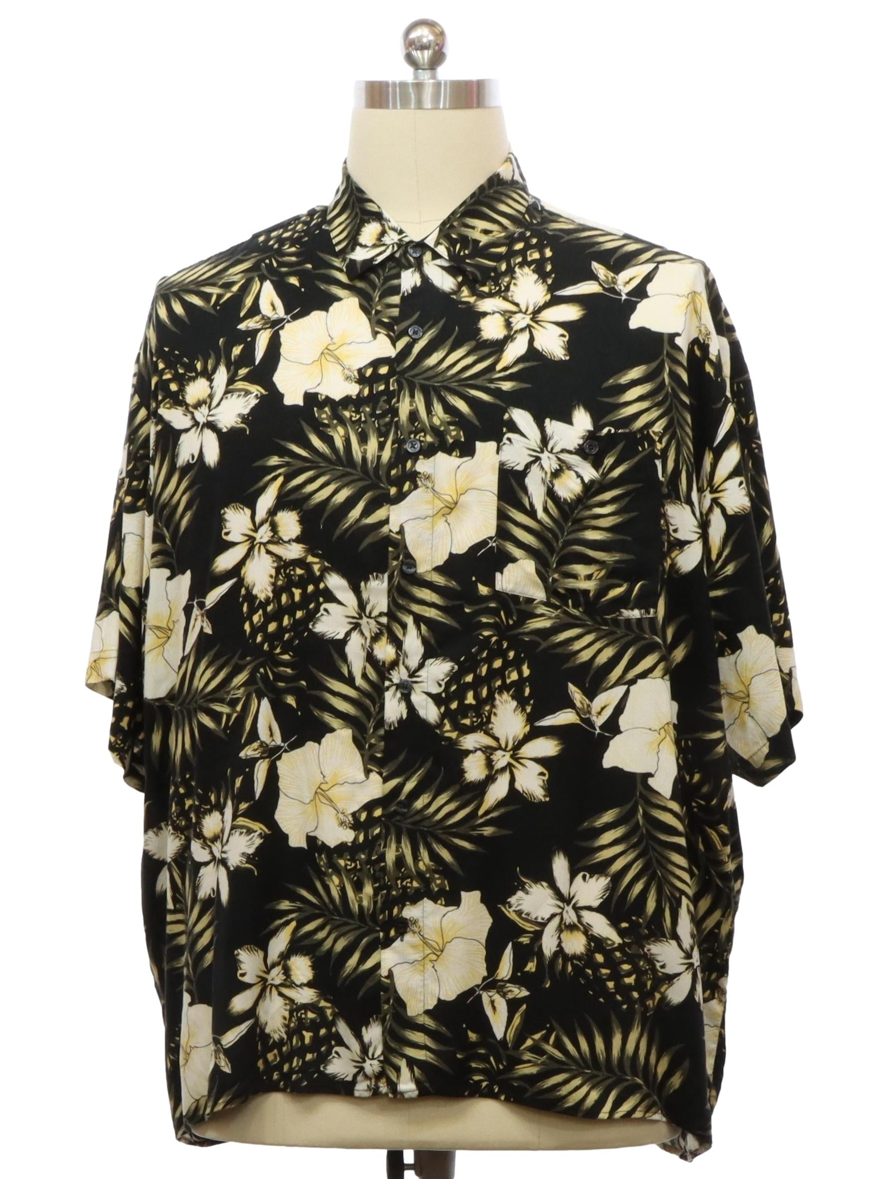 Mens Rayon Hawaiian Shirt
