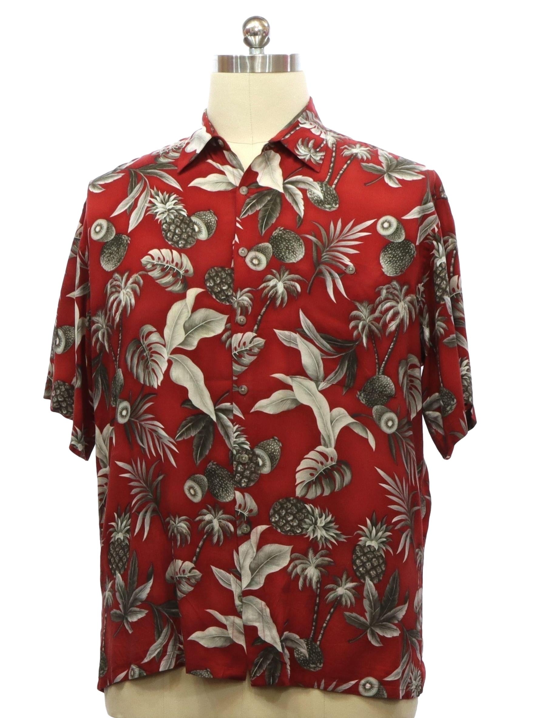 Mens Rayon Hawaiian Shirt