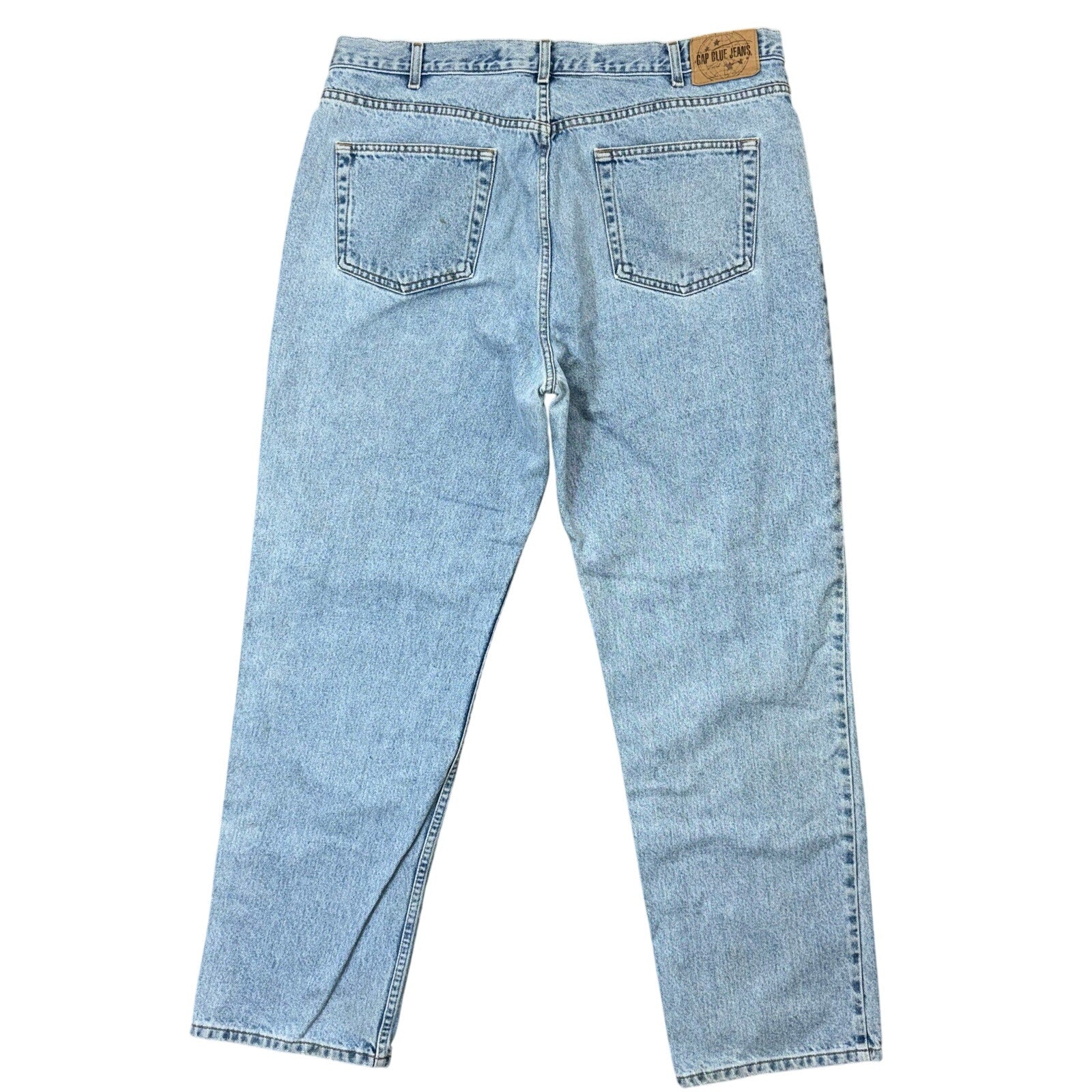 Vintage 90s GAP Light Wash Relaxed Fit Jeans Men's W40 L32 USA