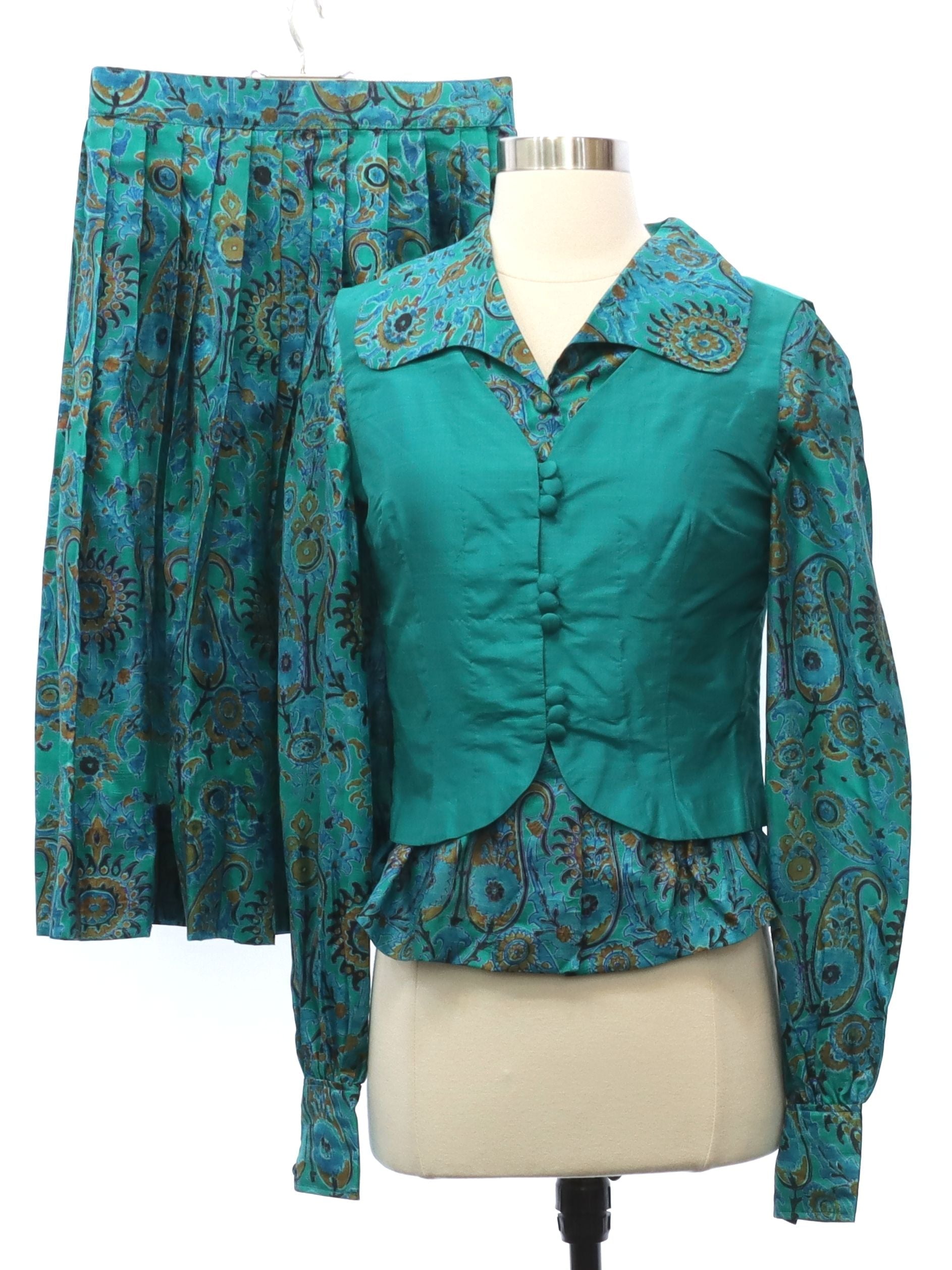 Womens Silk Suit