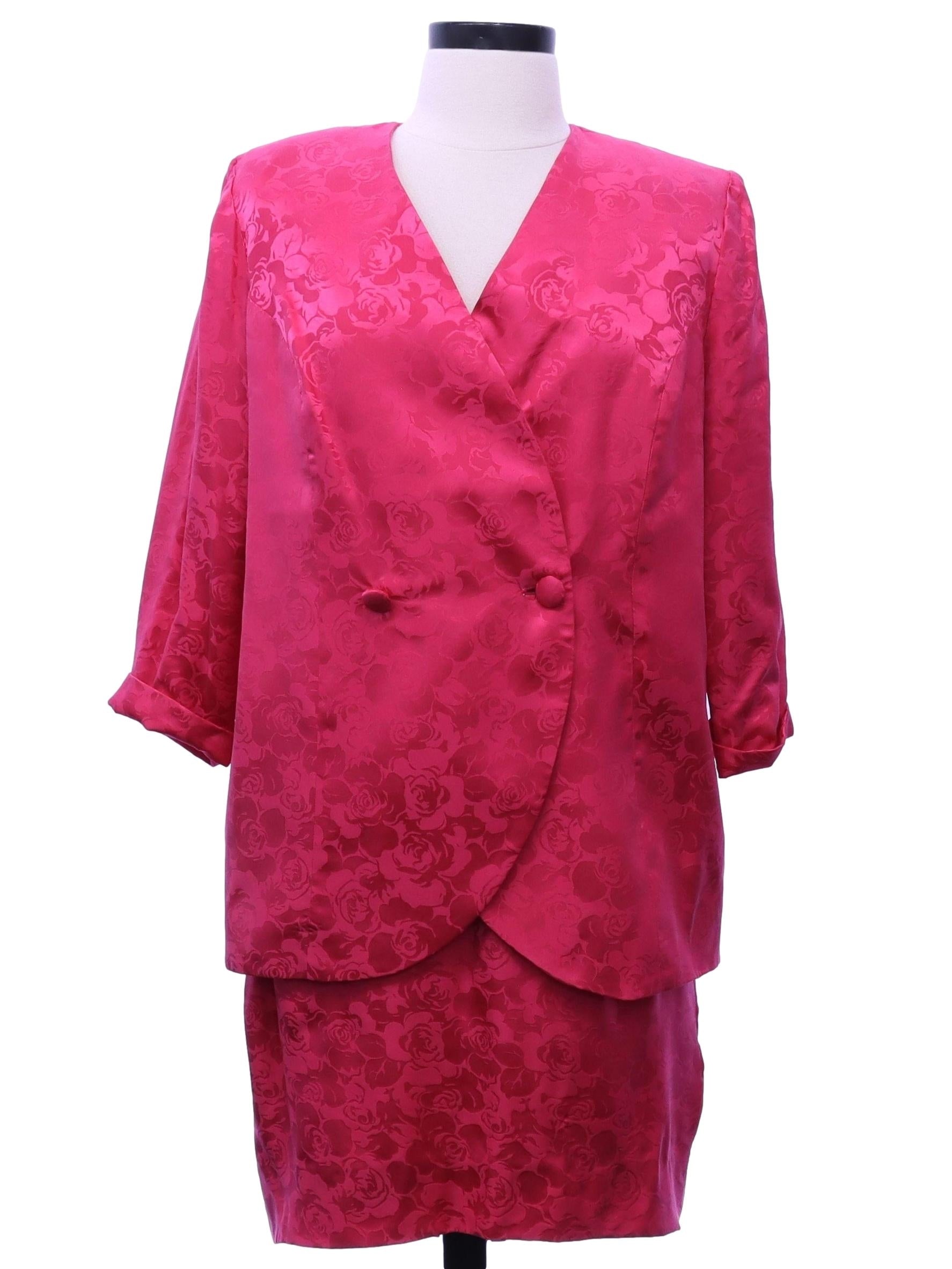 Womens Totally 80s Silk Suit