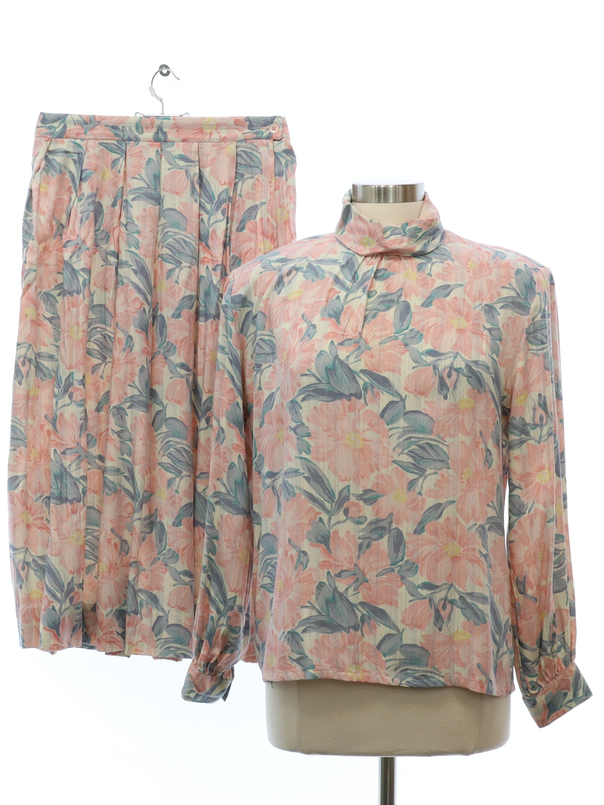 Womens Totally 80s Pendleton Rayon Blend Suit
