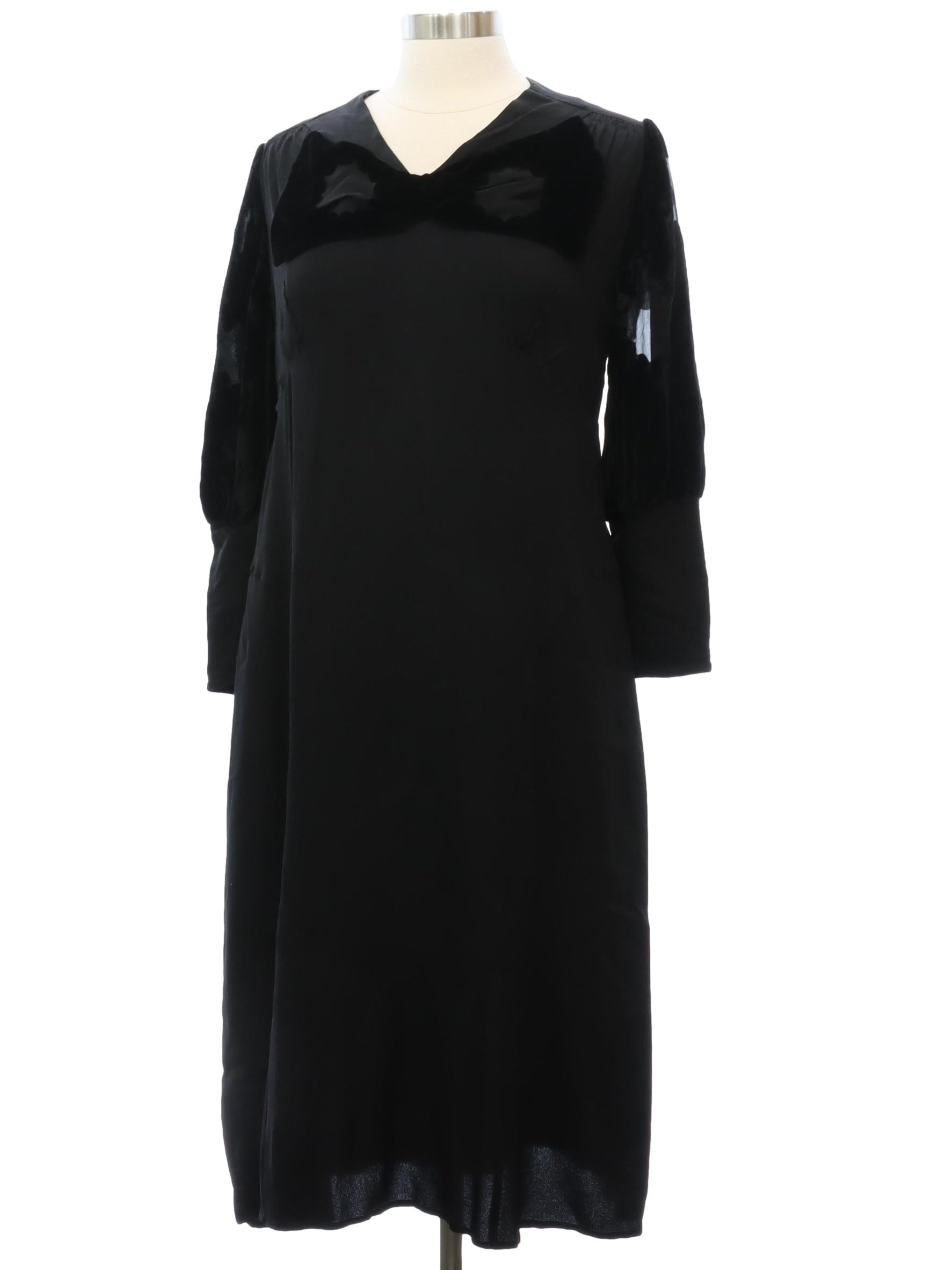 Womens Black Cocktail Dress
