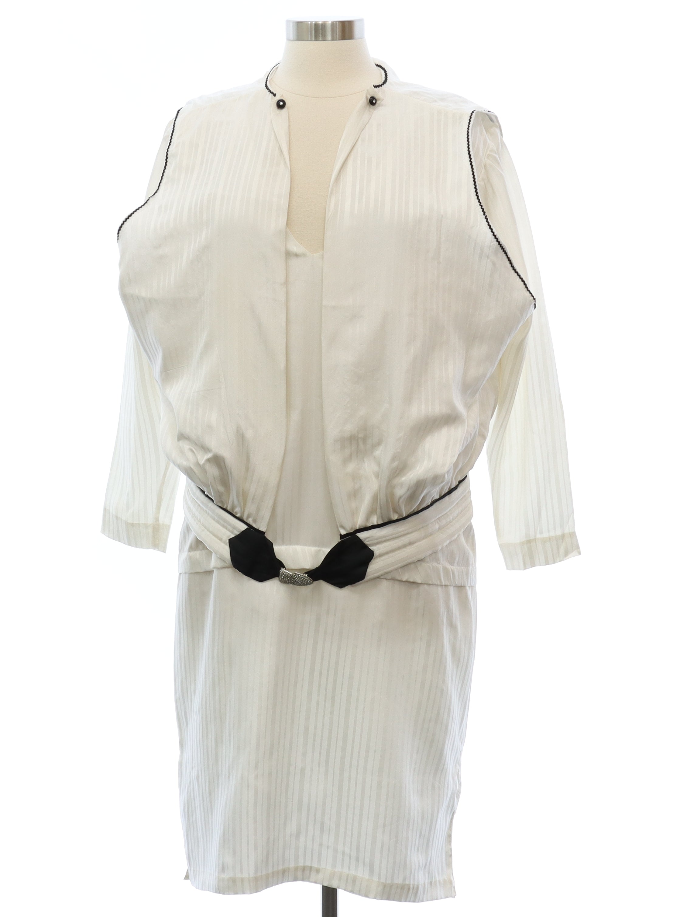 Womens Silk A-Line Dress & Jacket