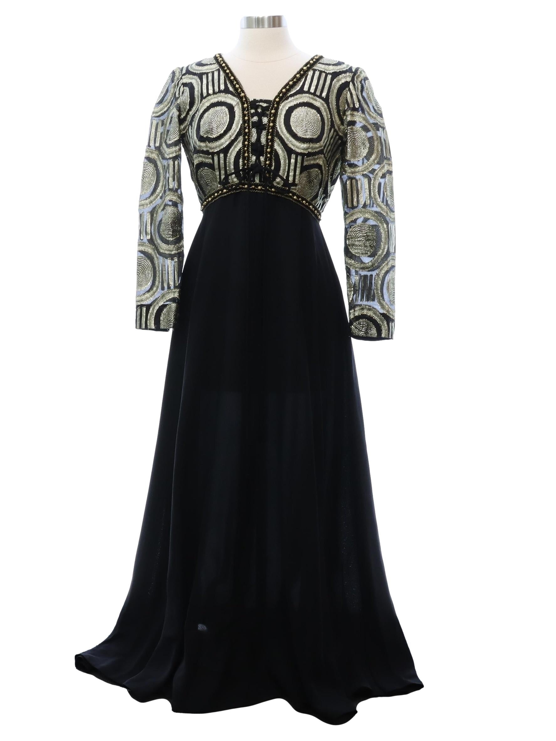 Womens Mod Op-Art Cocktail Dress