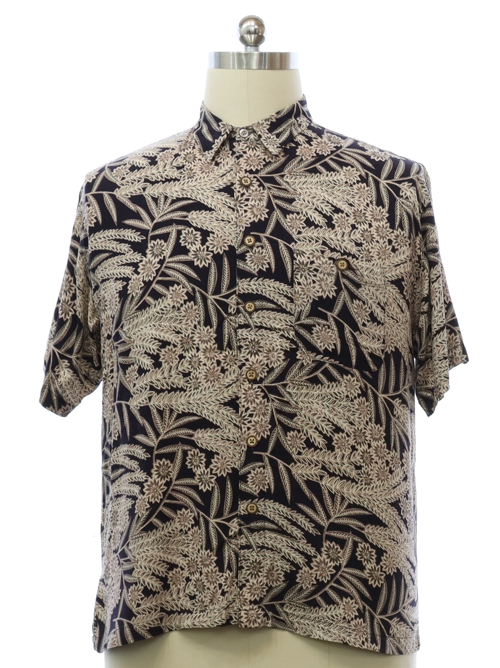 Mens Rayon Hawaiian Style SHirt