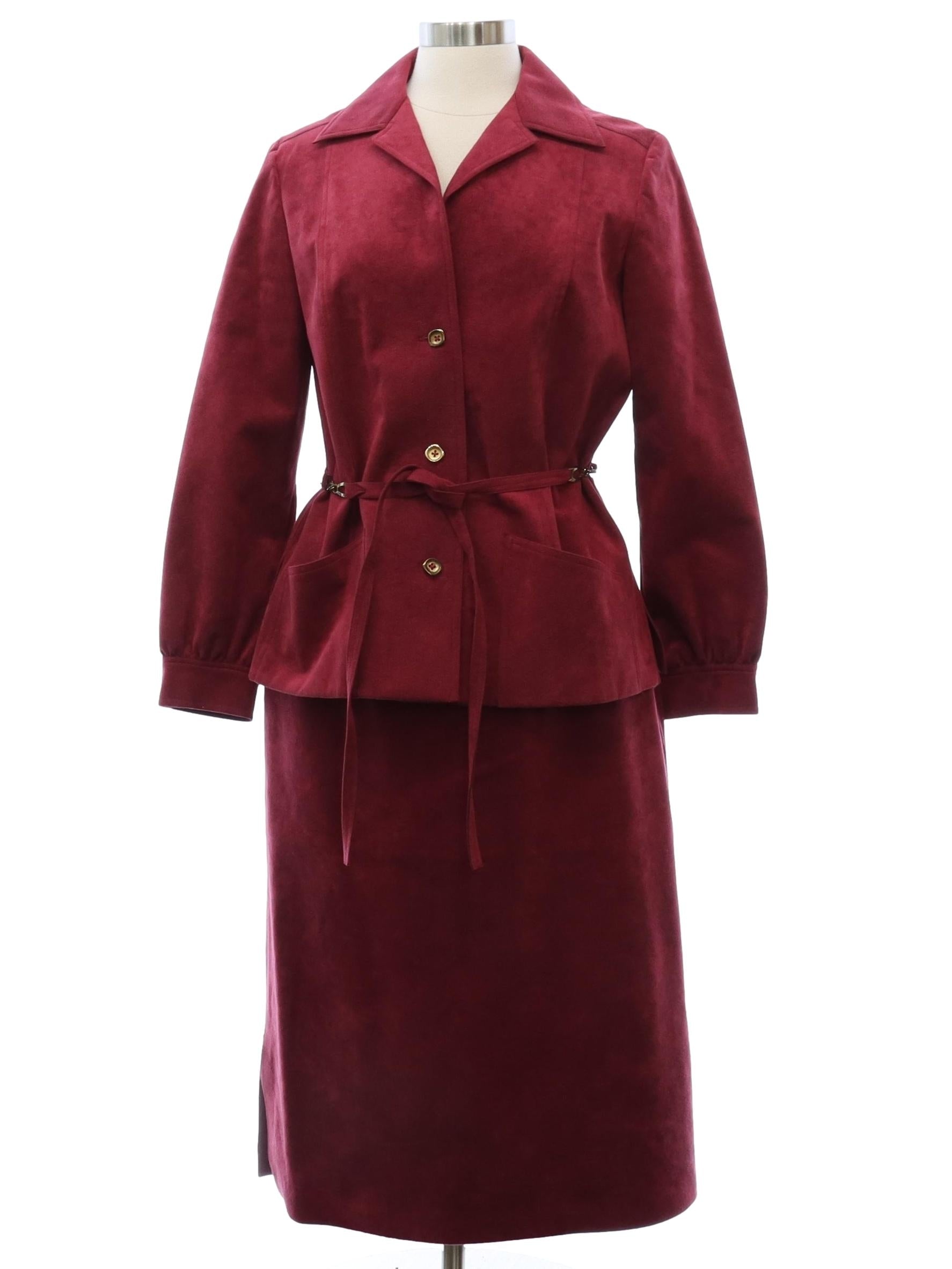 Womens Abe Schrader Ultra-suede Suit