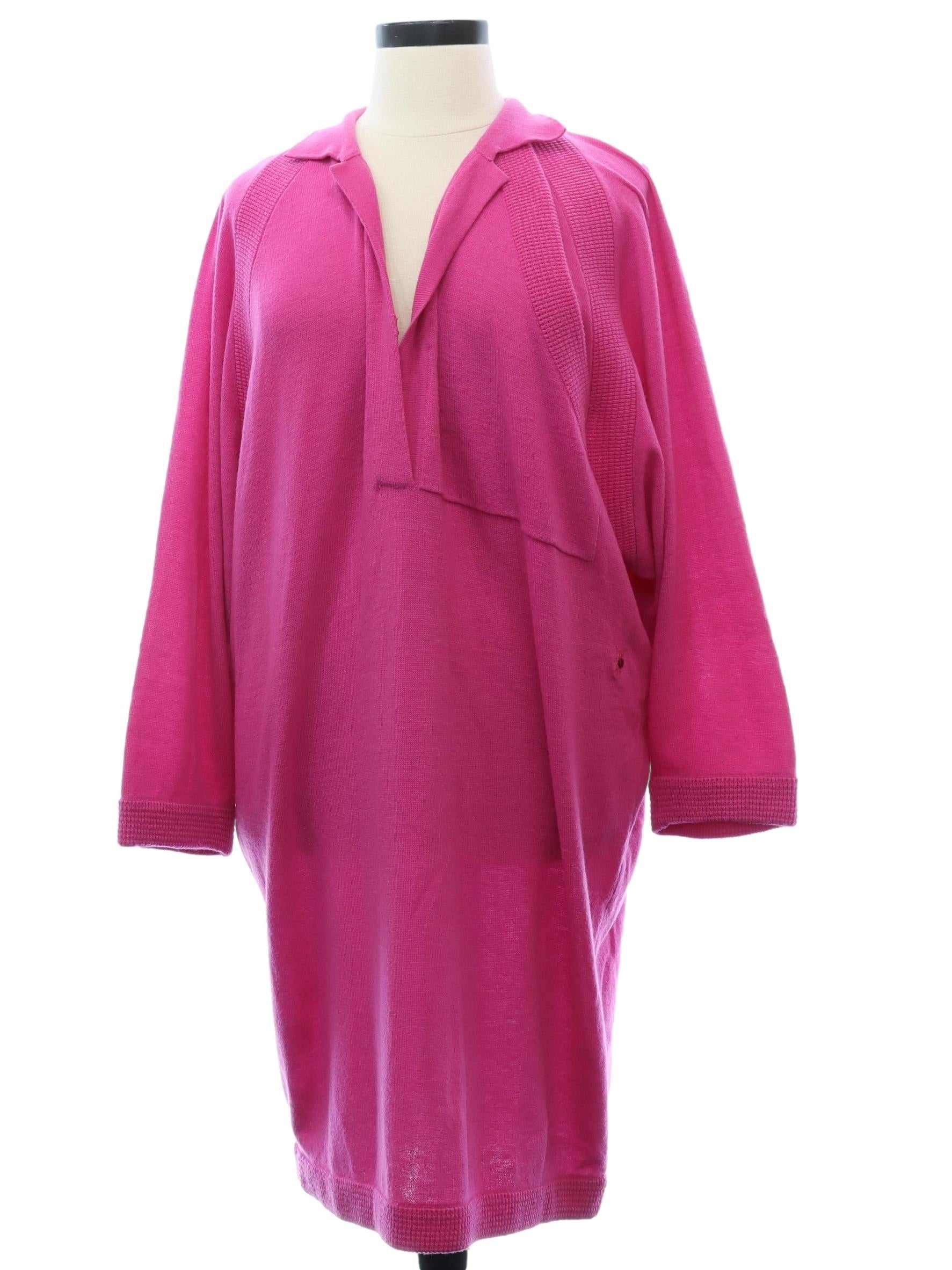 Womens Laura Biagiotti Designer Wool Cashmere Blend Sweater Dress