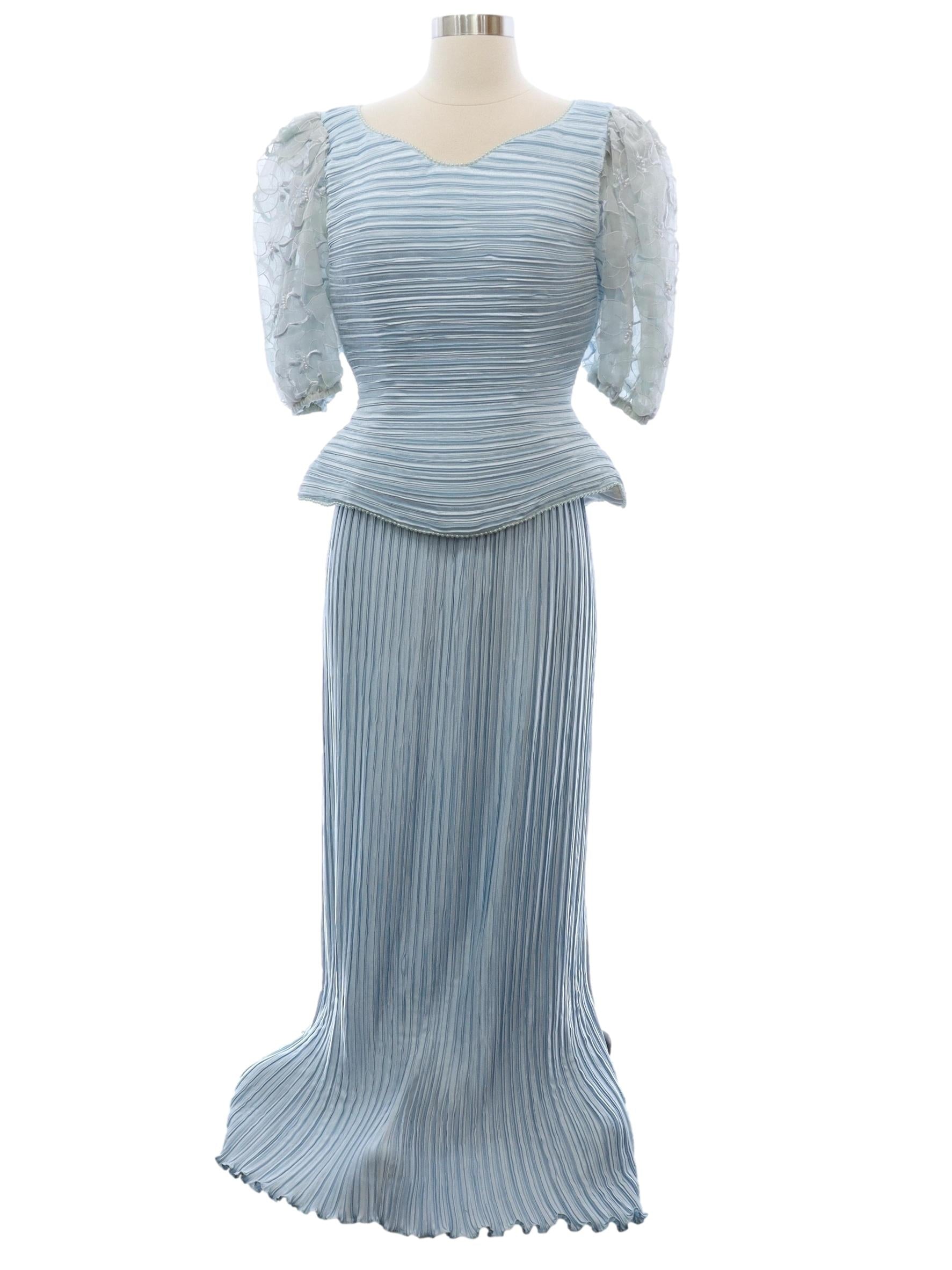 Womens George F Couture Cocktail Dress