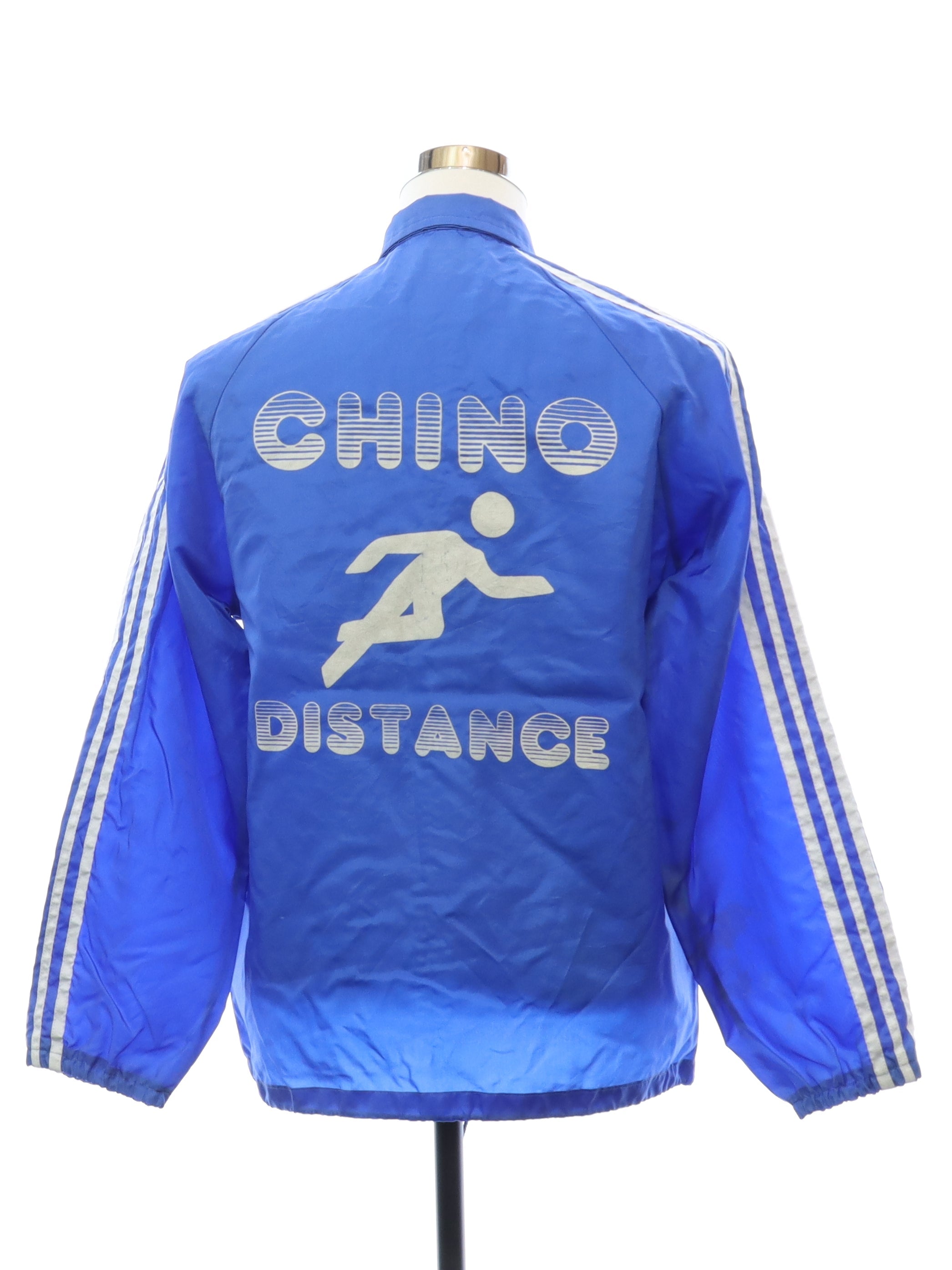 Mens Birdie Totally 80s Snap Front Windbreaker Jacket