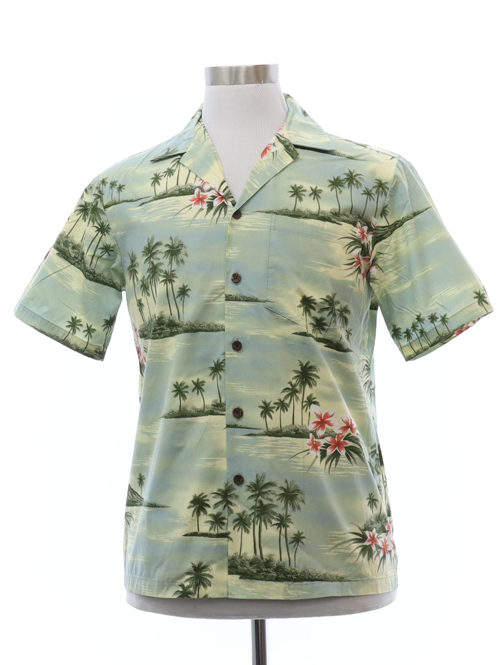 Mens Cotton Hawaiian Shirt