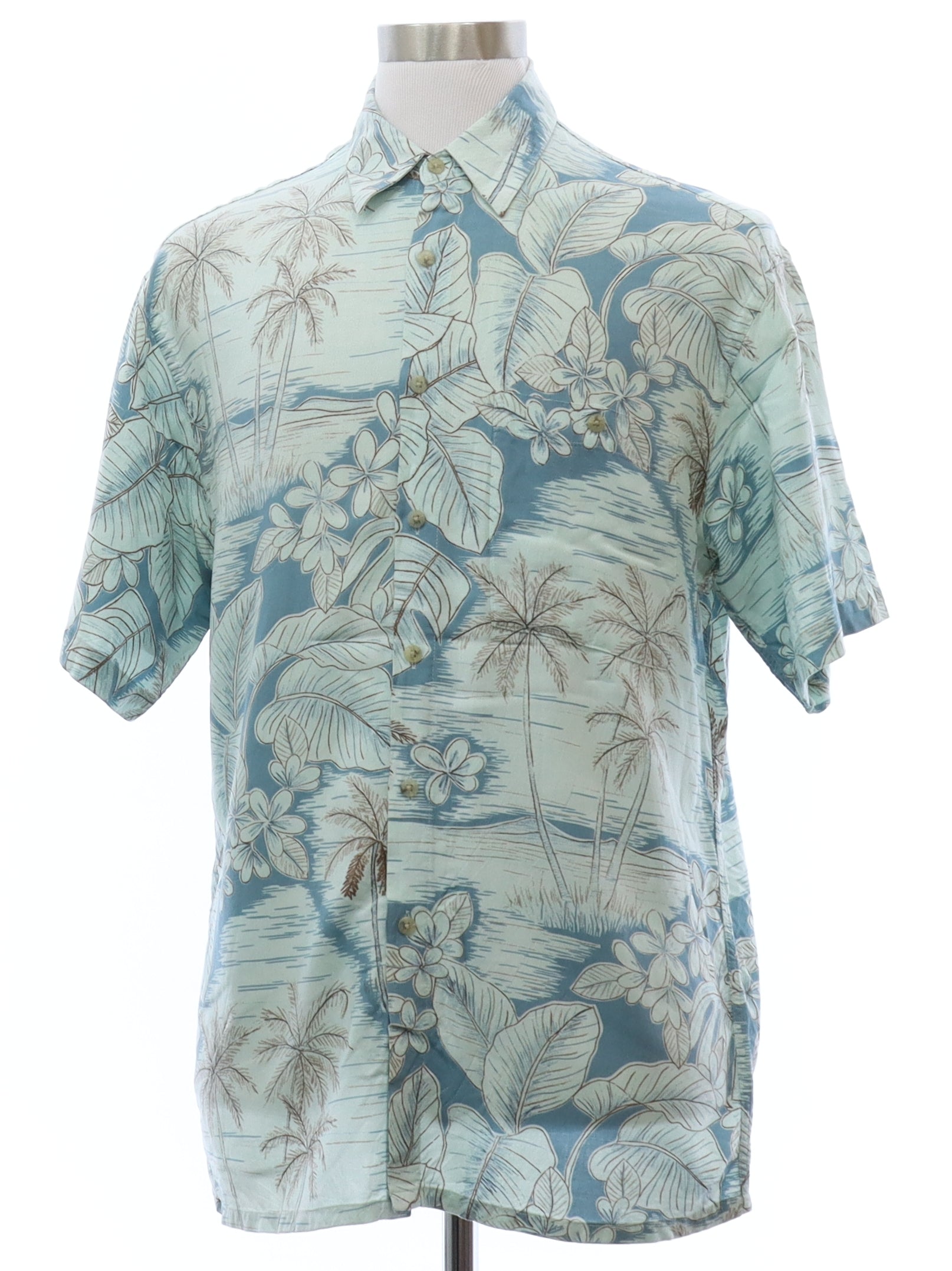 Mens Rayon Hawaiian Shirt