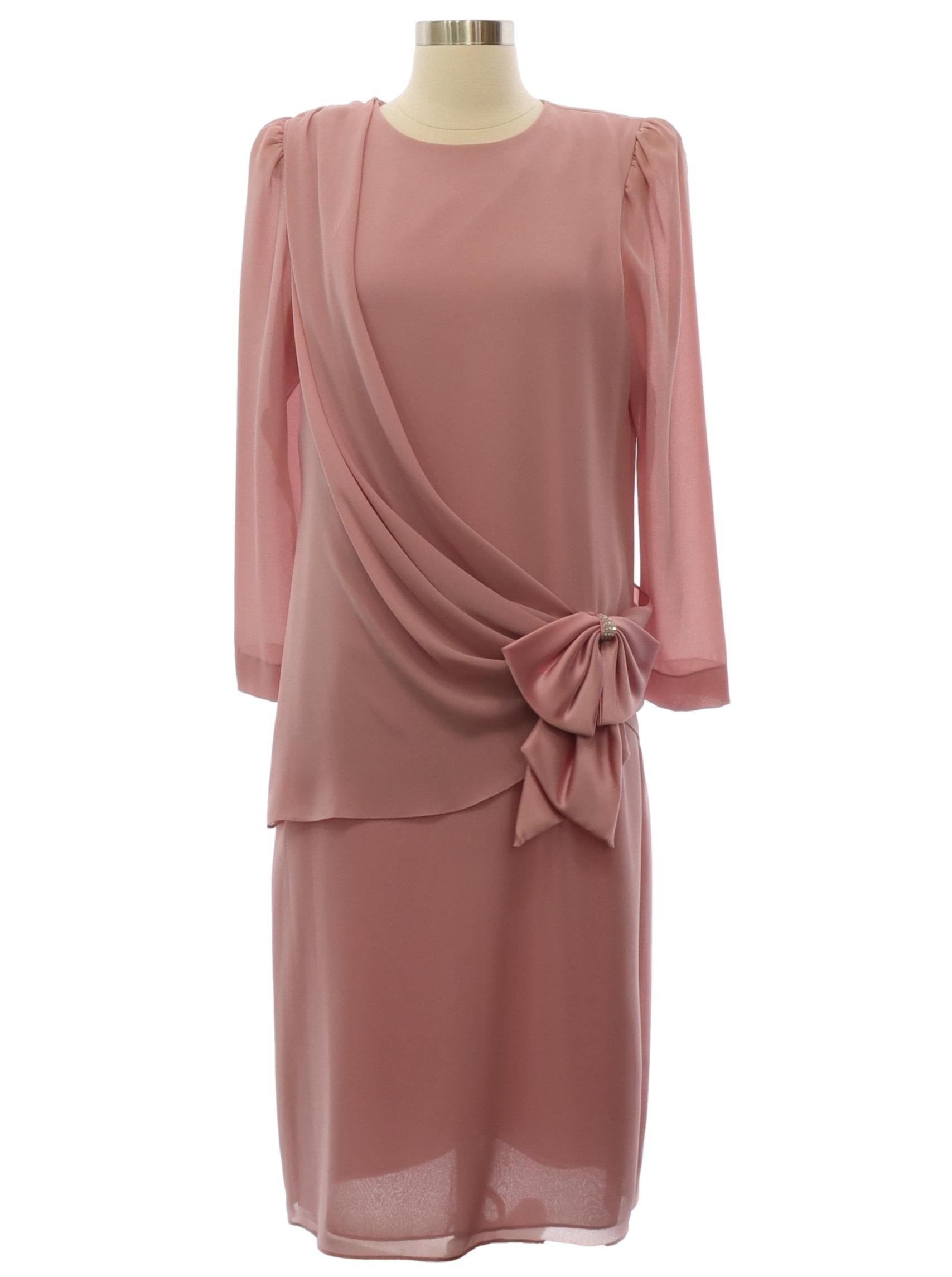 Womens Totally 80s Cocktail Style Dress