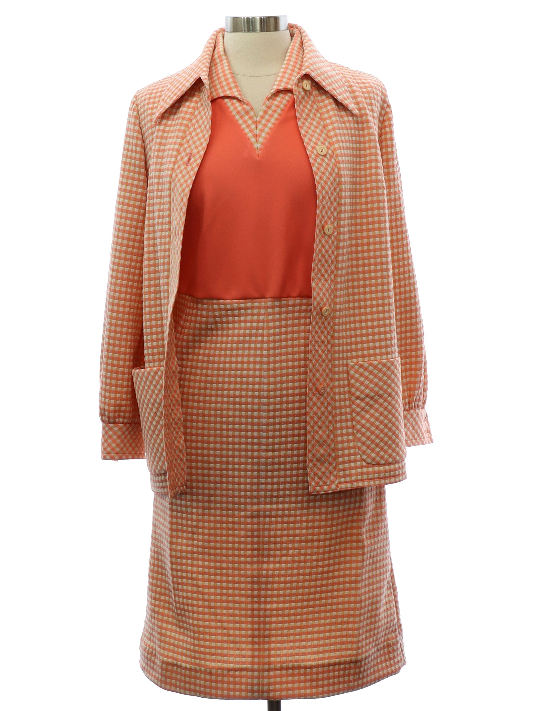 Womens Mod Upcycled Two Piece Dress