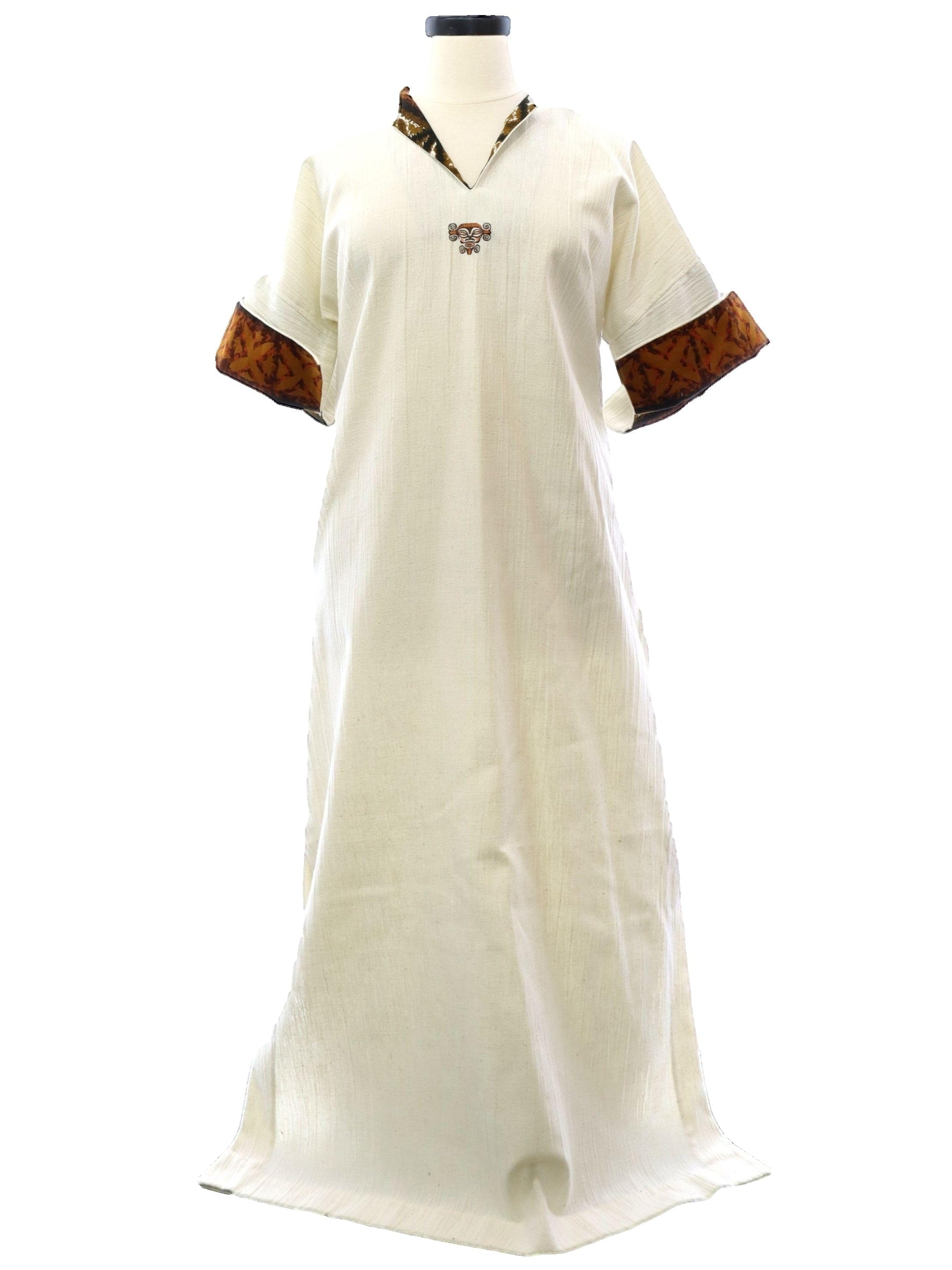 Womens Kiyomi for Liberty House Hawaiian Caftan Dress