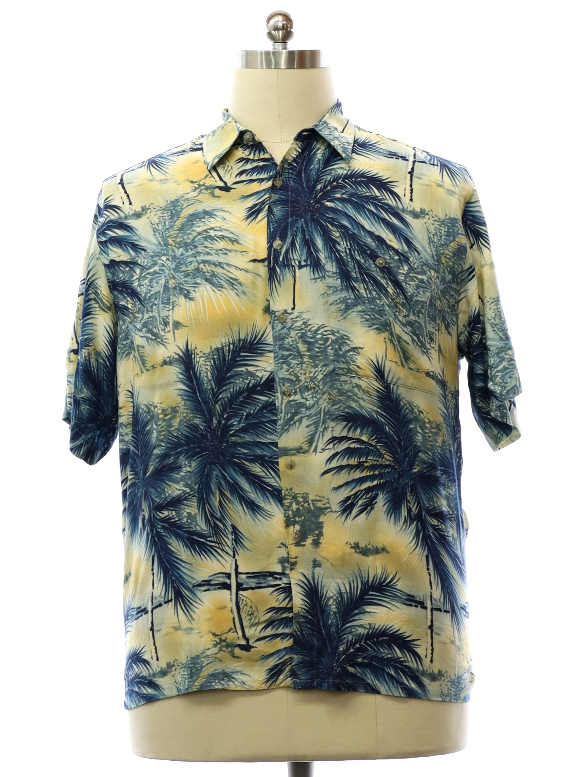 Mens Rayon Hawaiian Shirt
