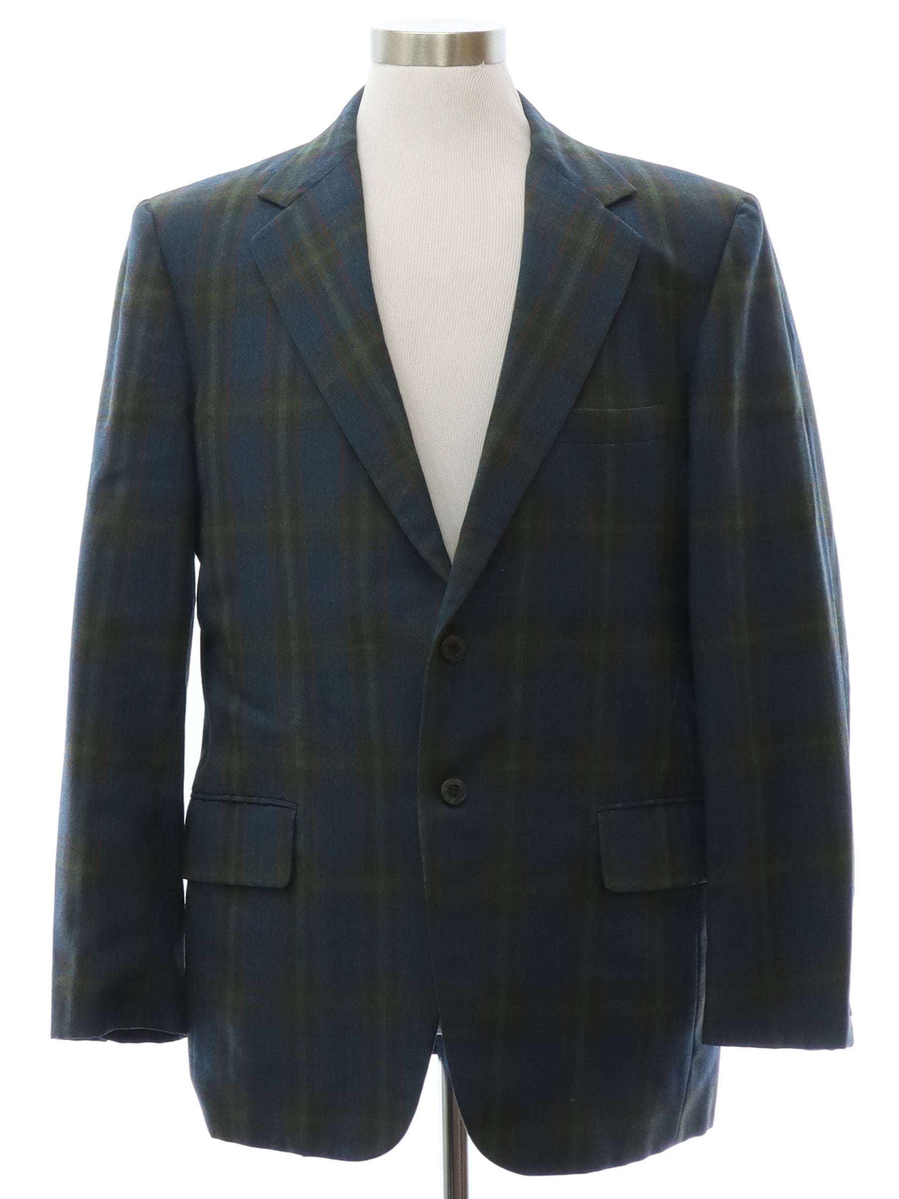 Mens Mod Wool Blazer Style Sport Coat Jacket