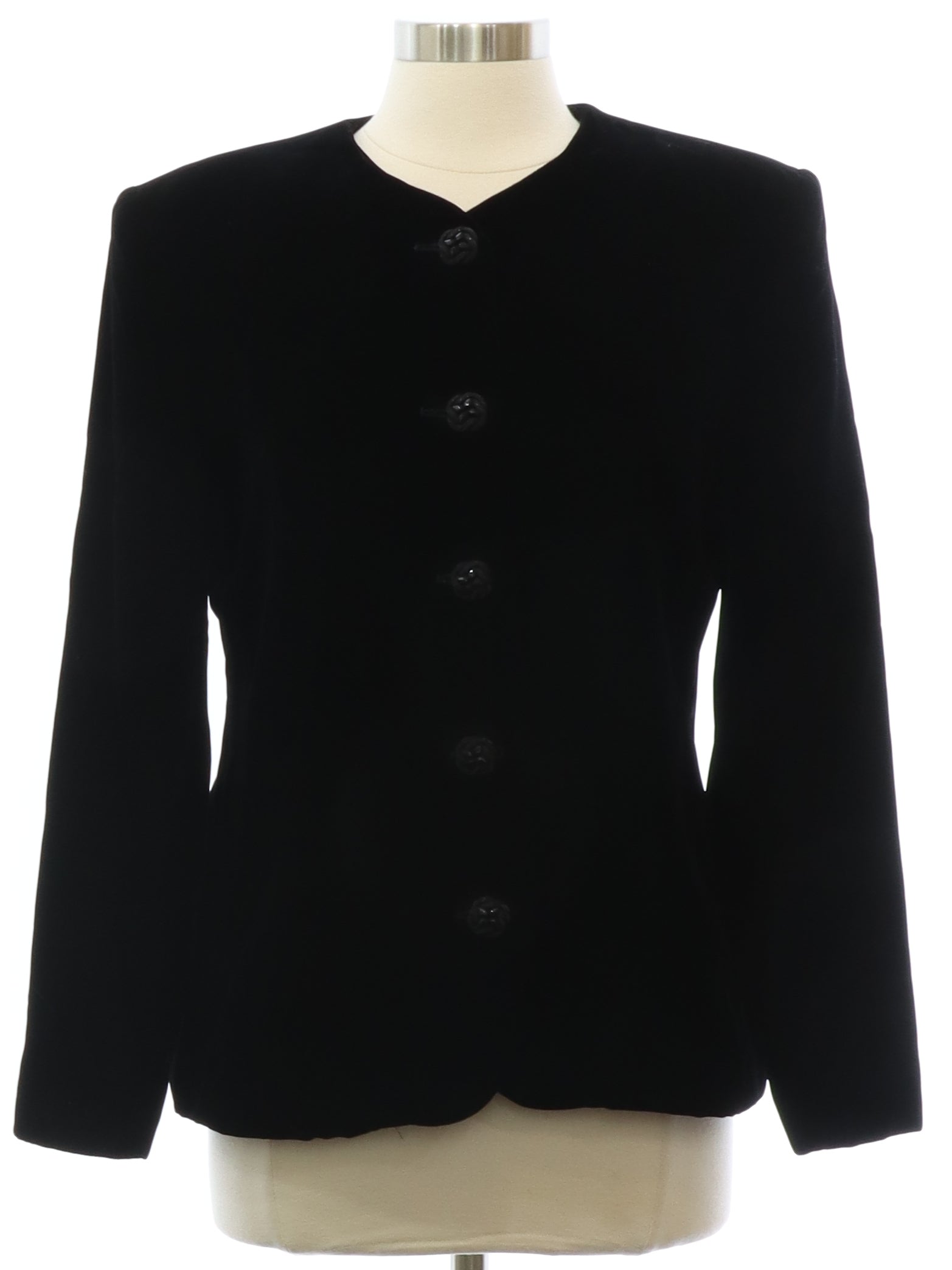 Womens Totally 80s Velvet Cocktail Jacket