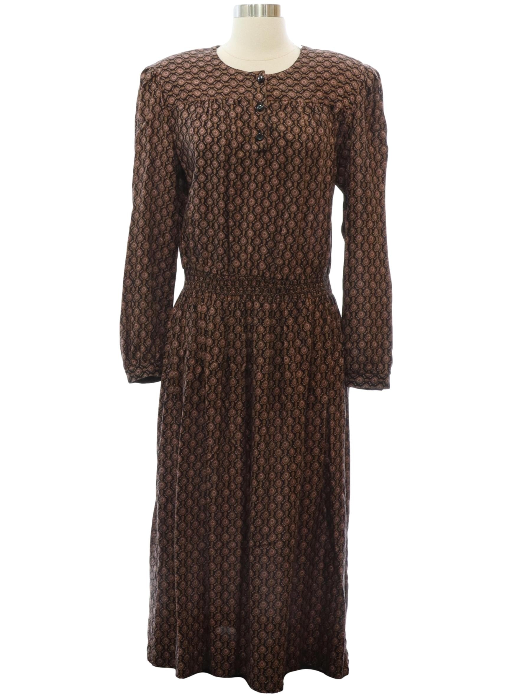 Womens Totally 80s Rayon Dress