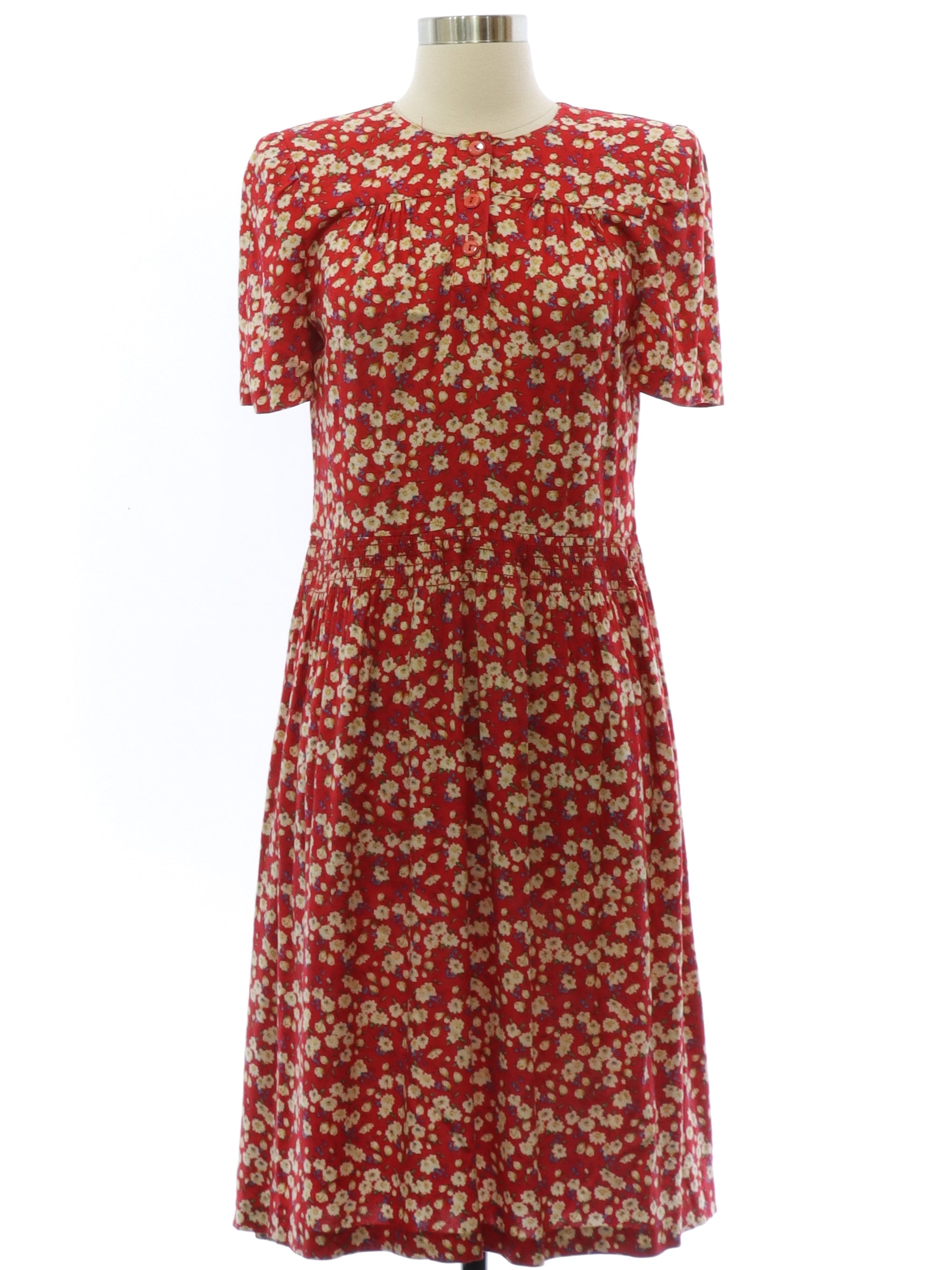 Womens Totally 80s Rayon Dress