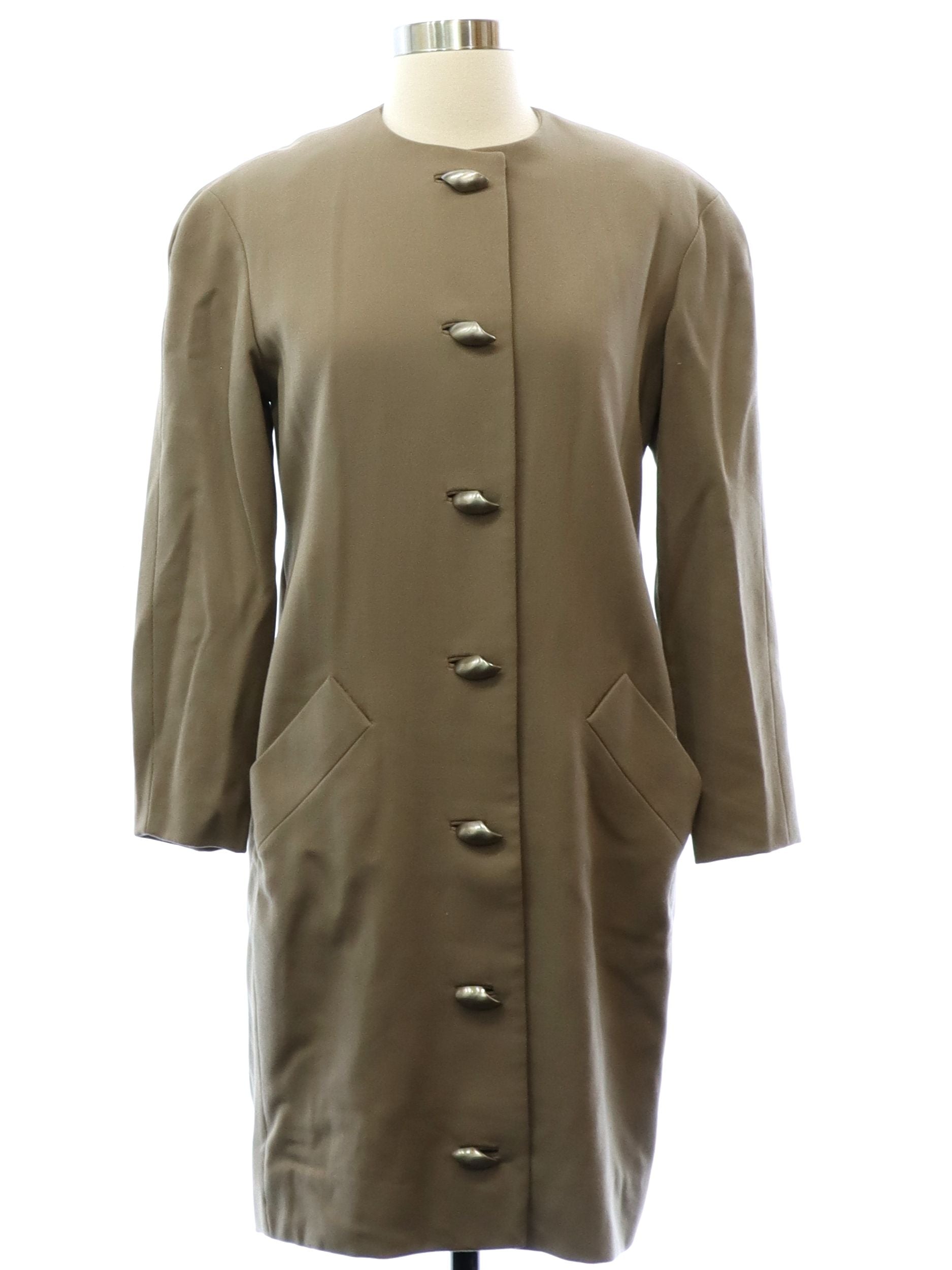 Womens Anne Klein Wool Dress