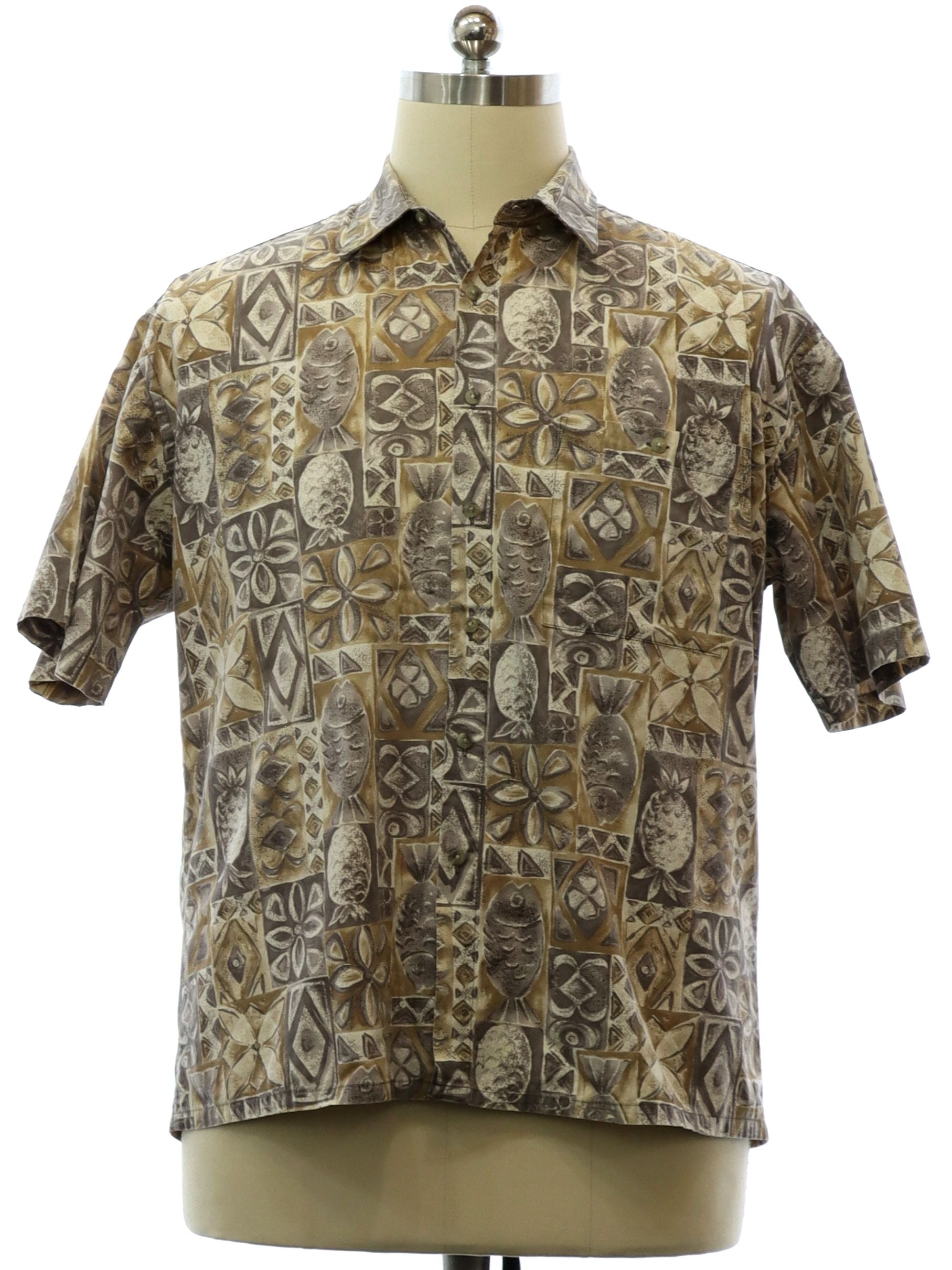 Mens Cotton Hawaiian Shirt