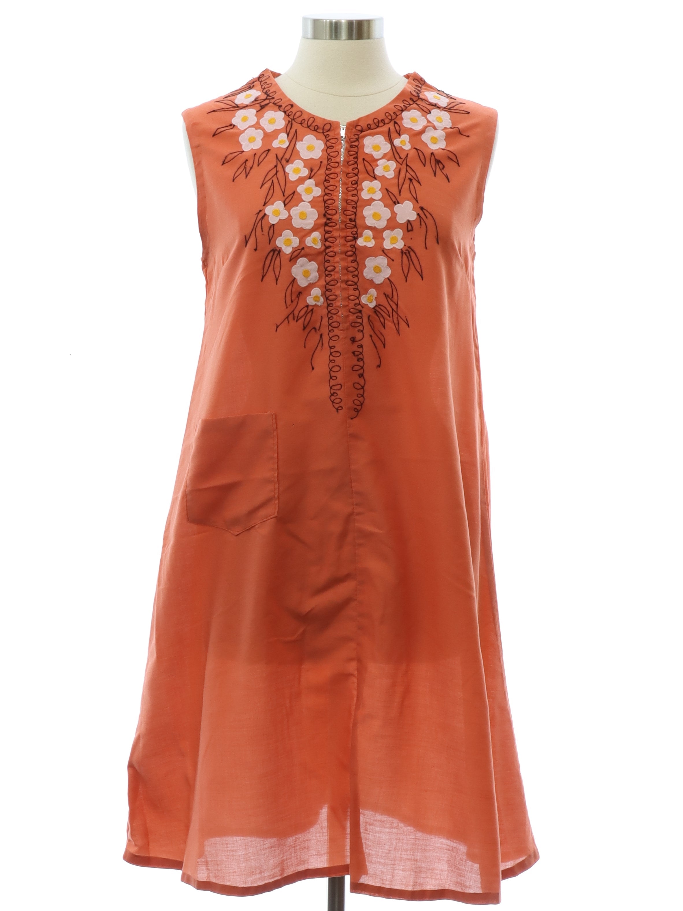 Womens Mod A-Line Lounge Dress