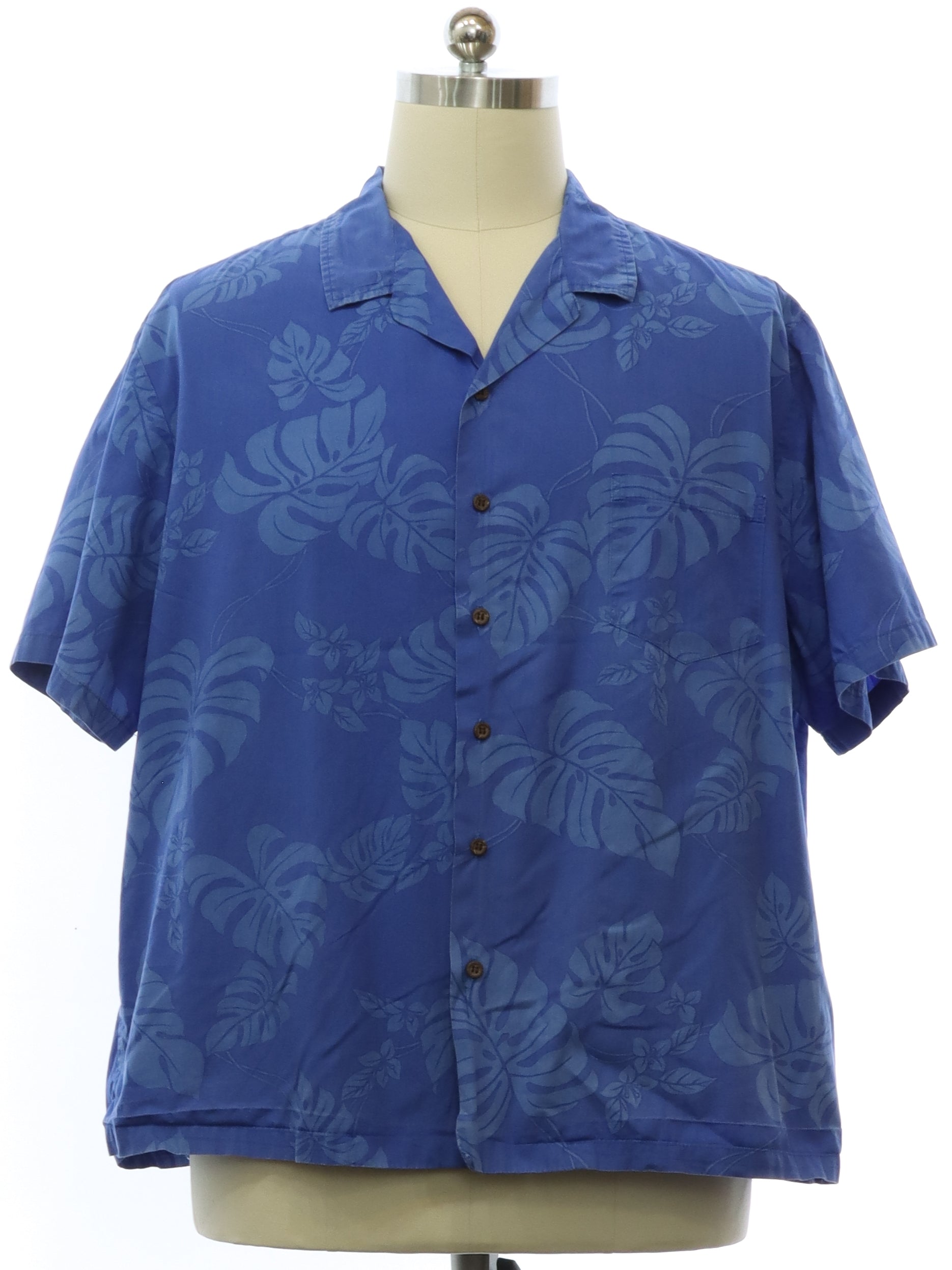 Mens Aloha Line Cotton Hawaiian Shirt